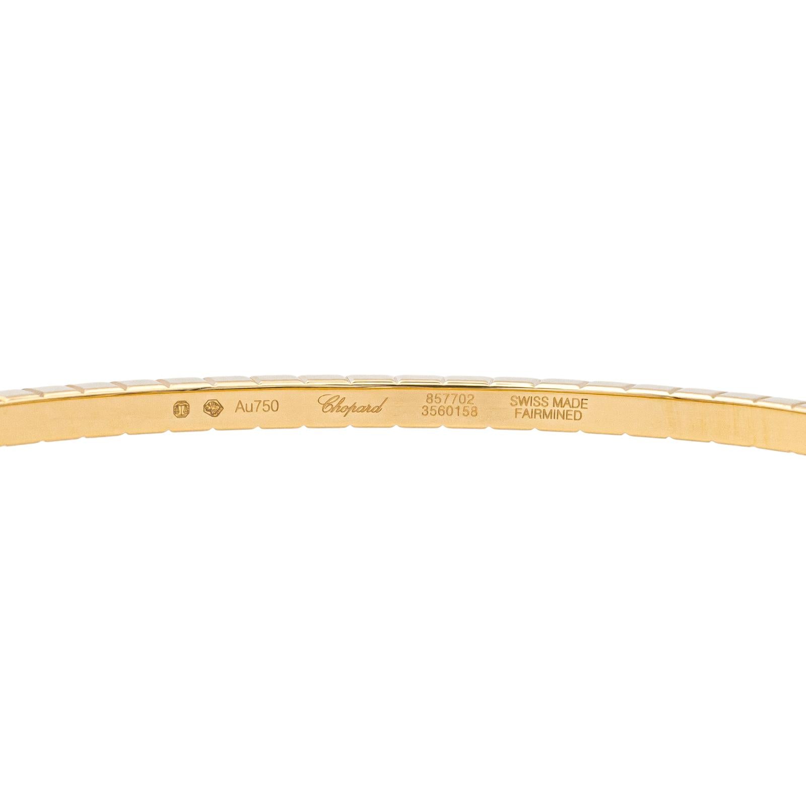 Chopard Bracelet Jonc Ice cube Or jaune Diamant