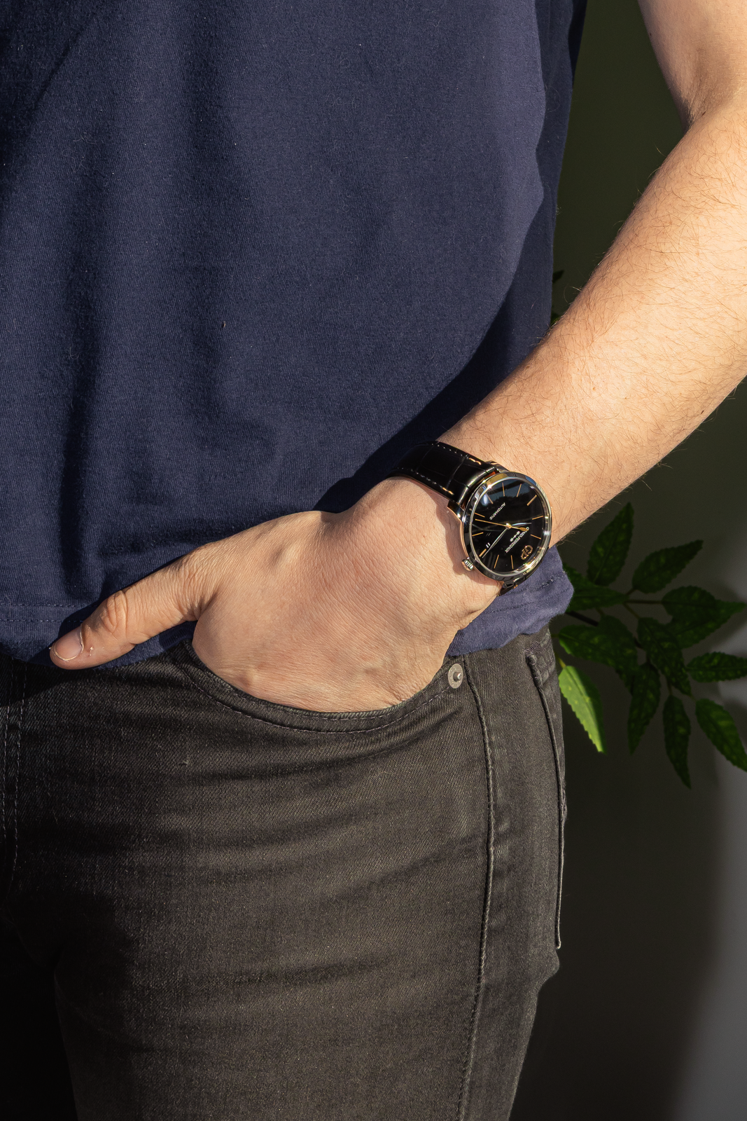 photo portée de la montre Girard- Perregaux Infinity Acier ocasion