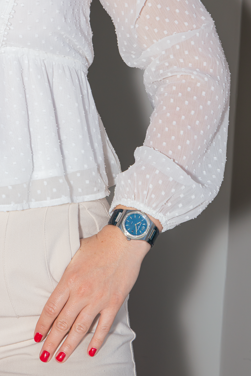 Girard- Perregaux Montre Laureato Acier Diamant