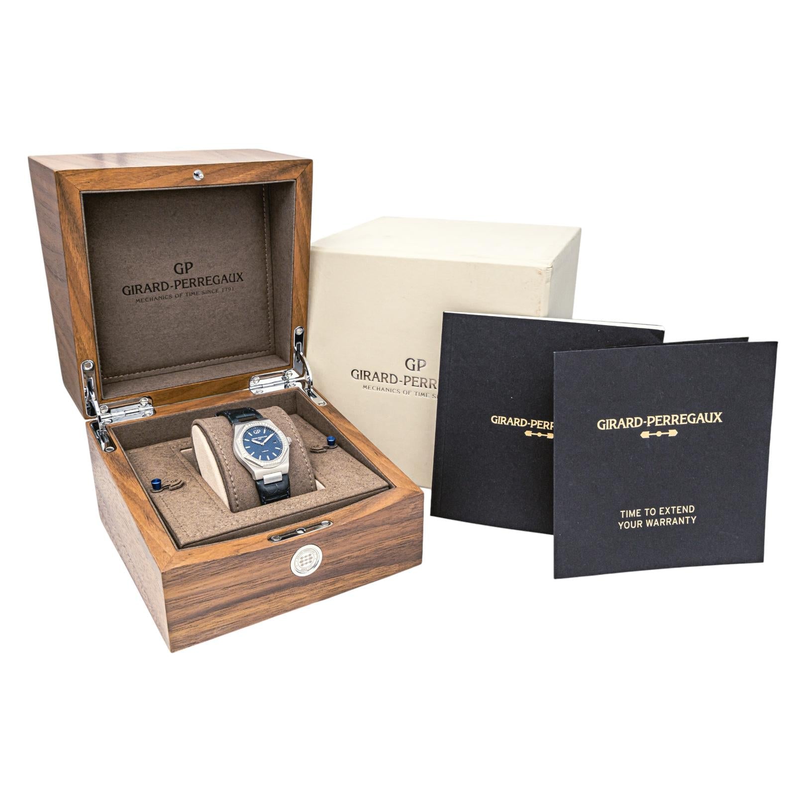 Girard- Perregaux Montre Laureato Acier Diamant