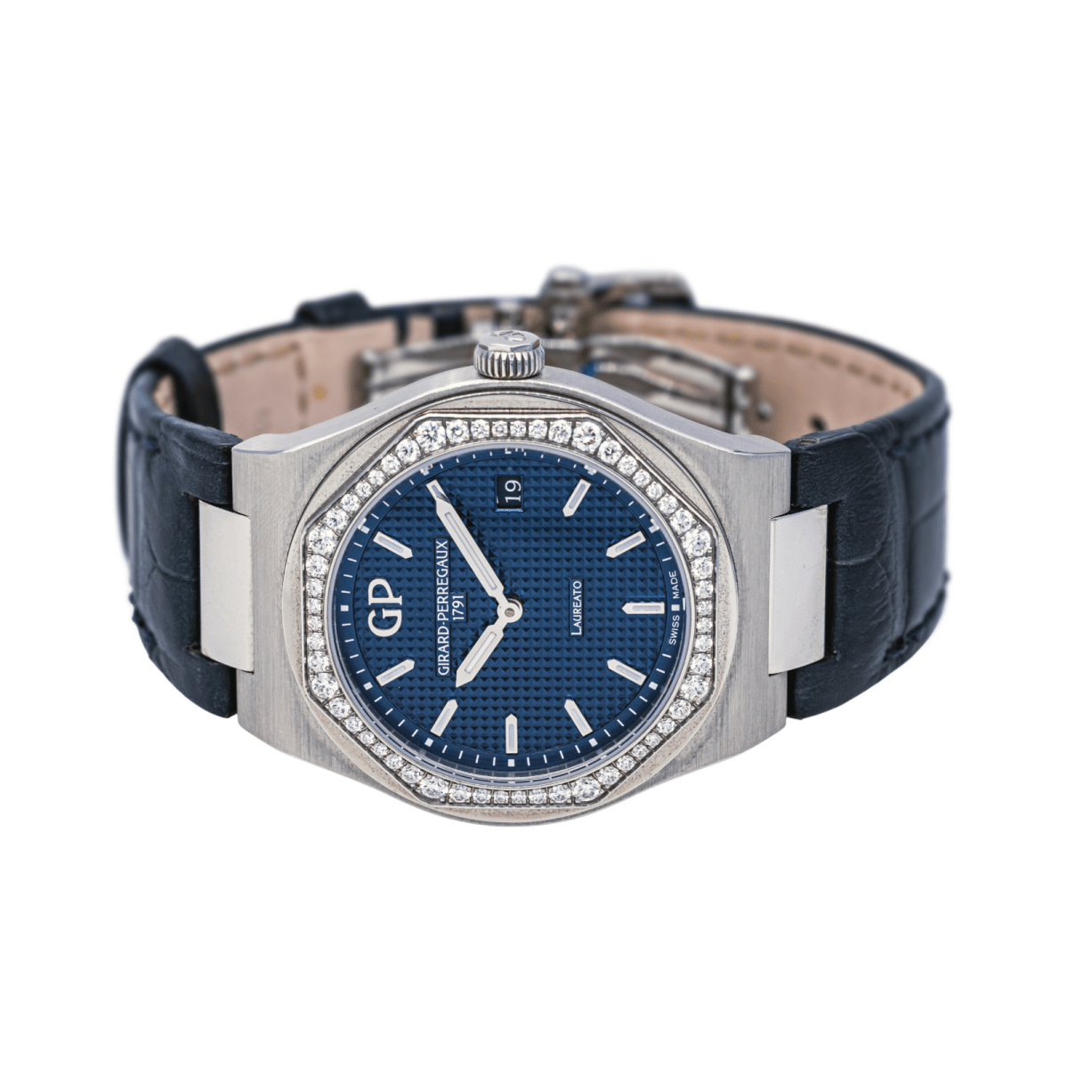 Girard - Perregaux Montre Laureato Acier Diamant - Maison Eloe