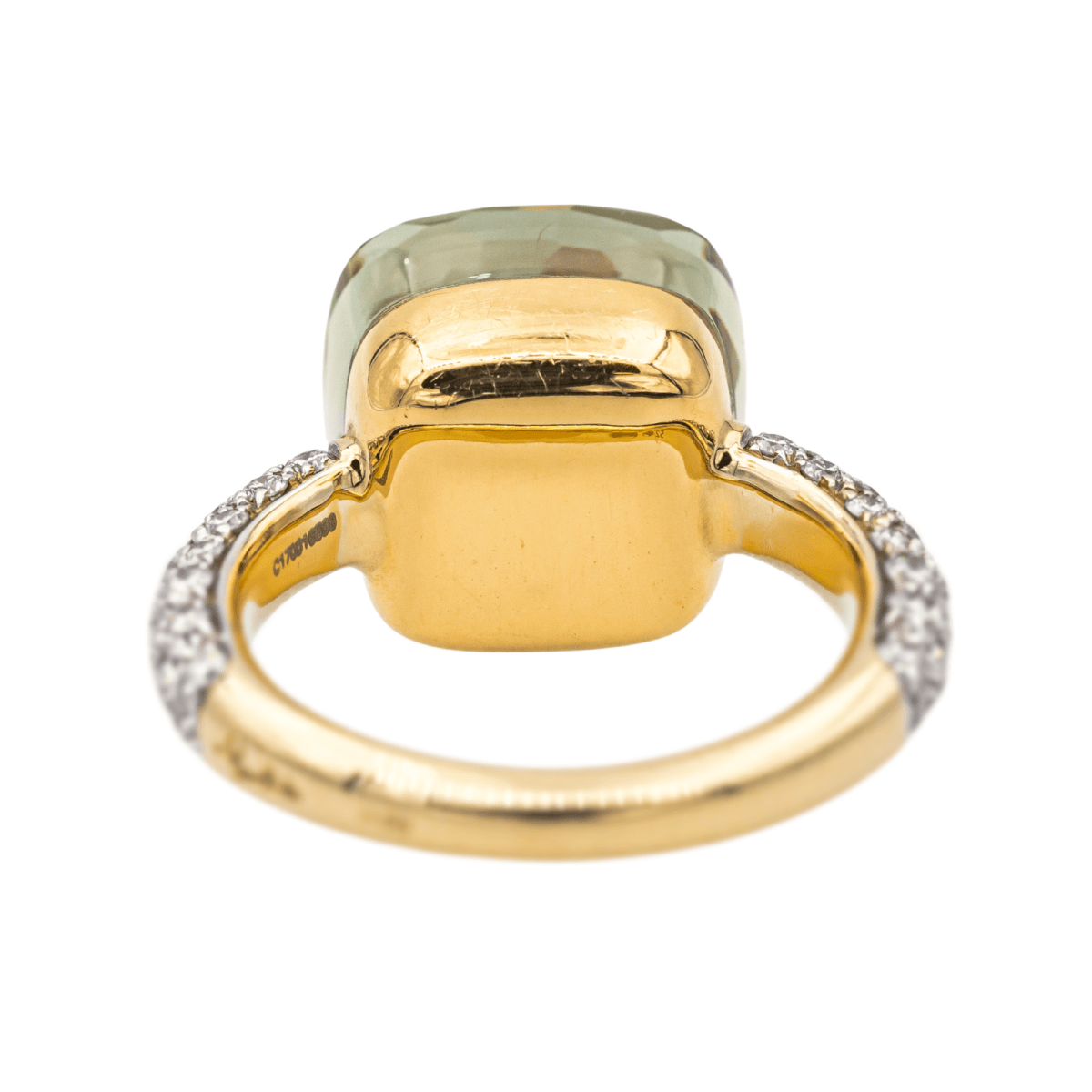 Pomellato Bague Nudo Or rose Prasiolite - Maison Eloe