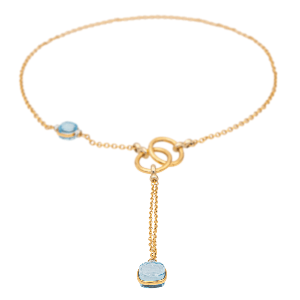 Pomellato Collier Nudo Or rose Topaze - Maison Eloe