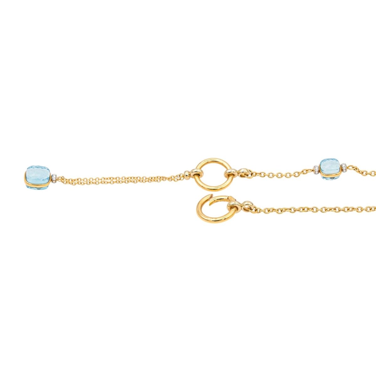 Pomellato Collier Nudo Or rose Topaze - Maison Eloe