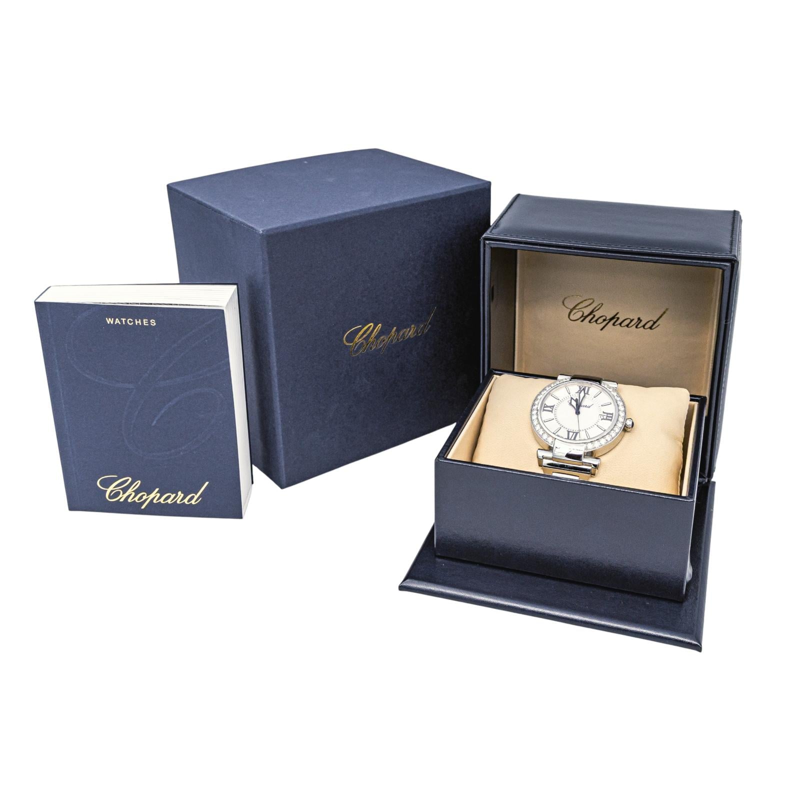 Chopard Montre Impériale Acier Diamant vendue full set occasion garantie et certifiée