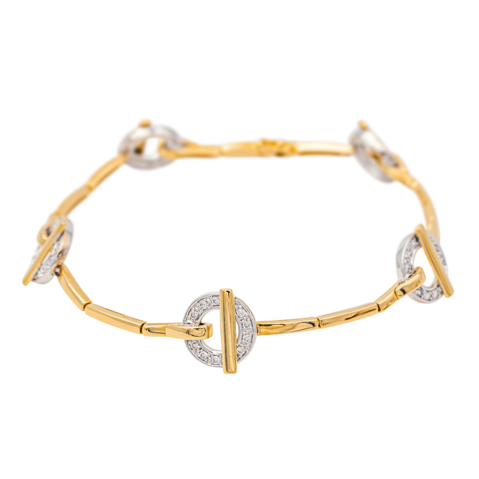Guy Laroche Bracelet  Or jaune , Or blanc  Diamant