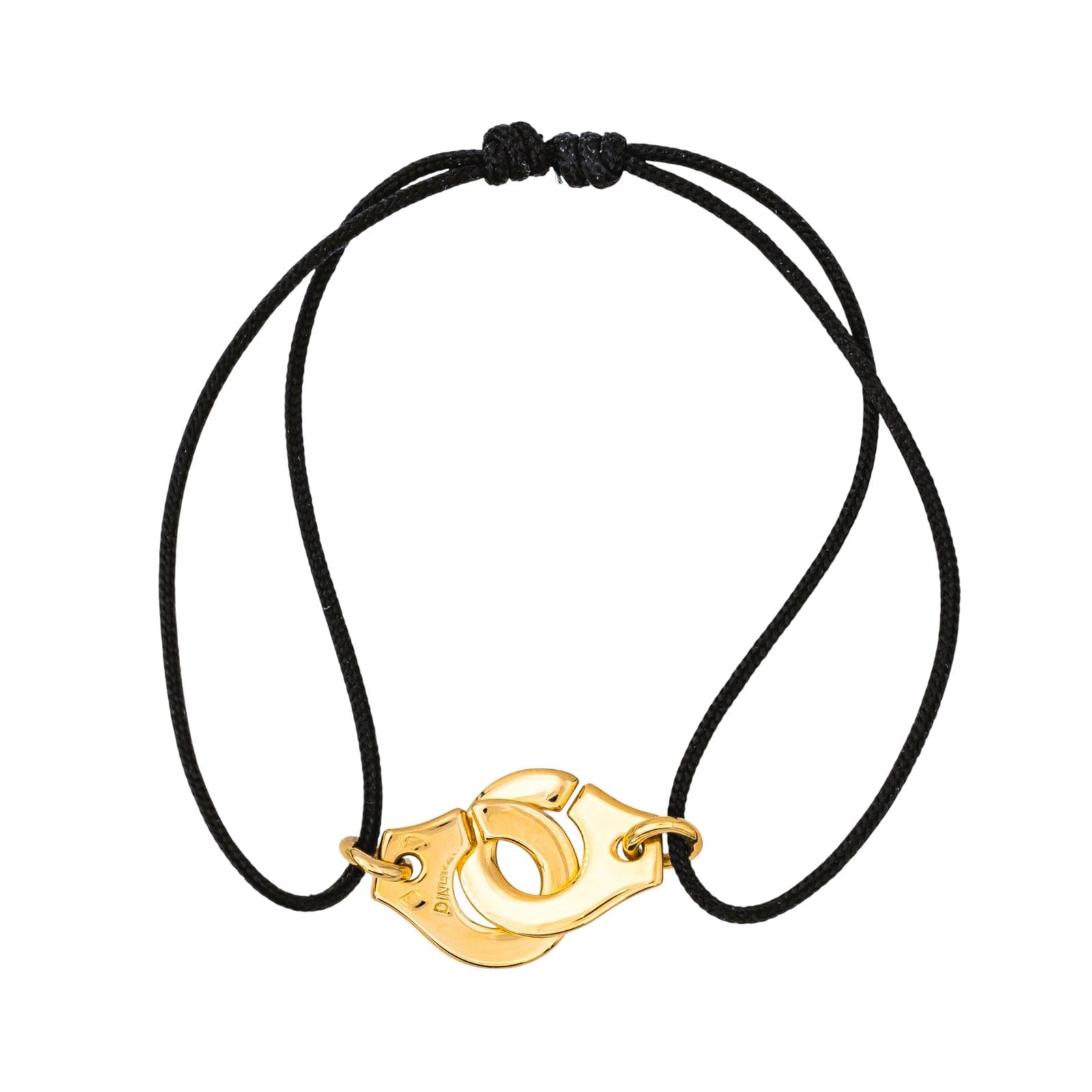 Dinh Van Bracelet Cordon Menottes Or jaune