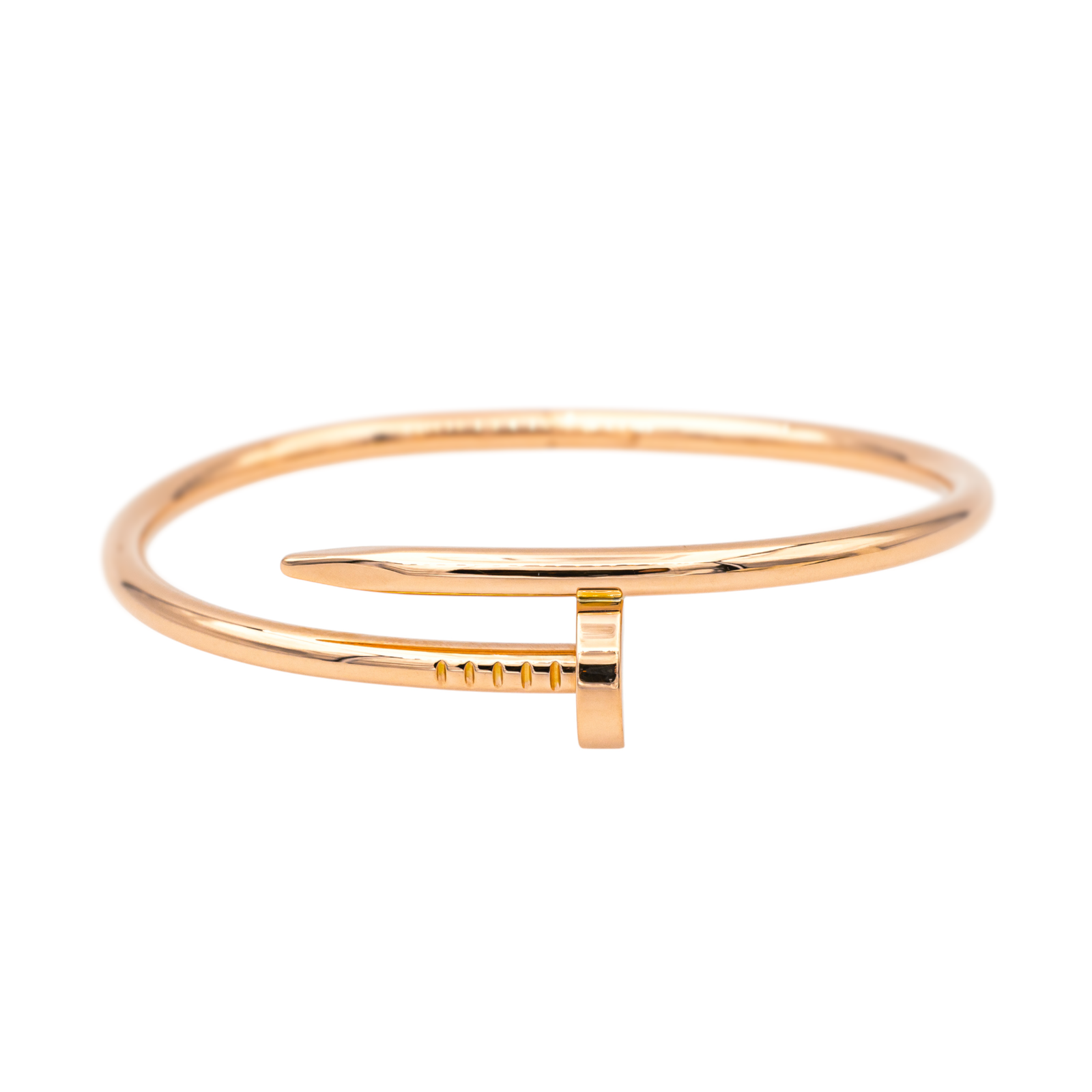 Cartier Bracelet Jonc Juste un clou Or rose, occasion vendu full set