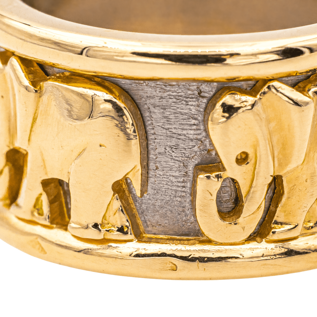Cartier Bague Eléphant Or jaune, Or blanc - Maison Eloe