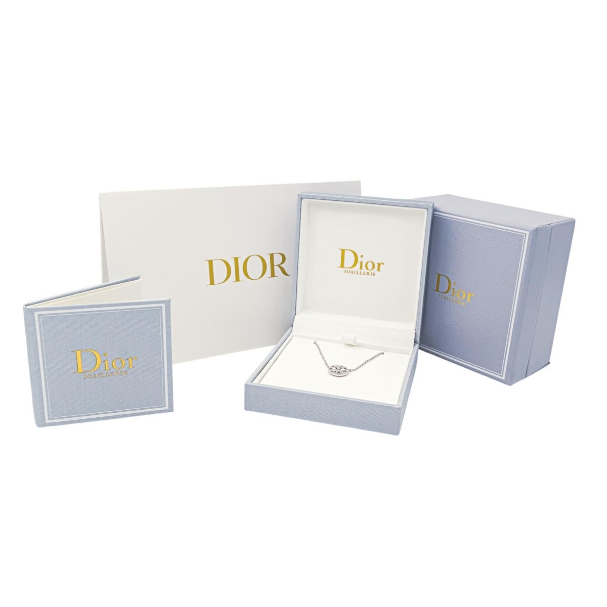 Dior Collier Rose des vents Or blanc Diamant - Maison Eloe