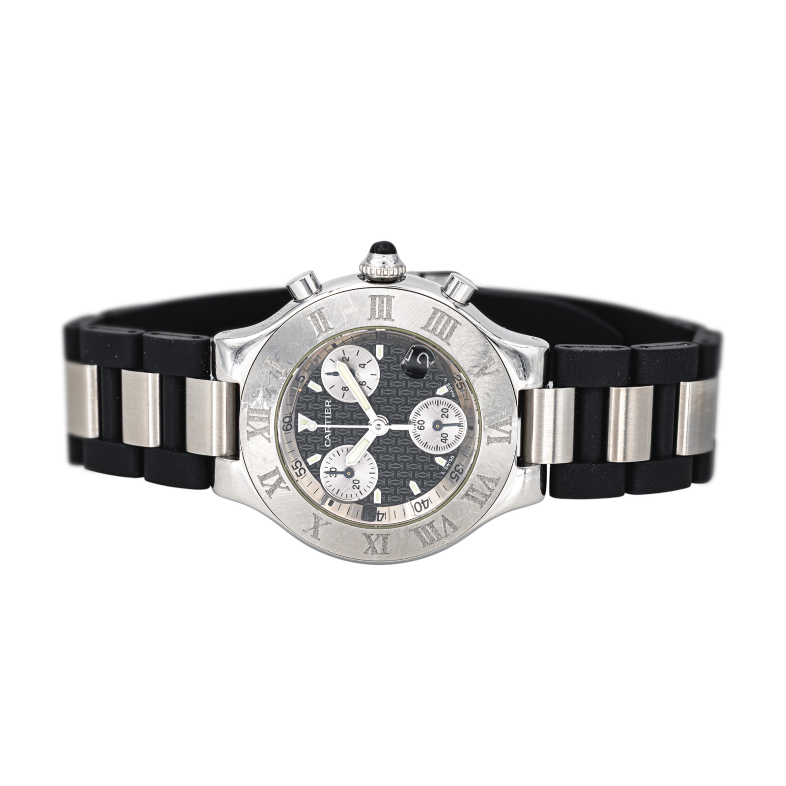 Cartier Montre 21 Chronoscaph Acier