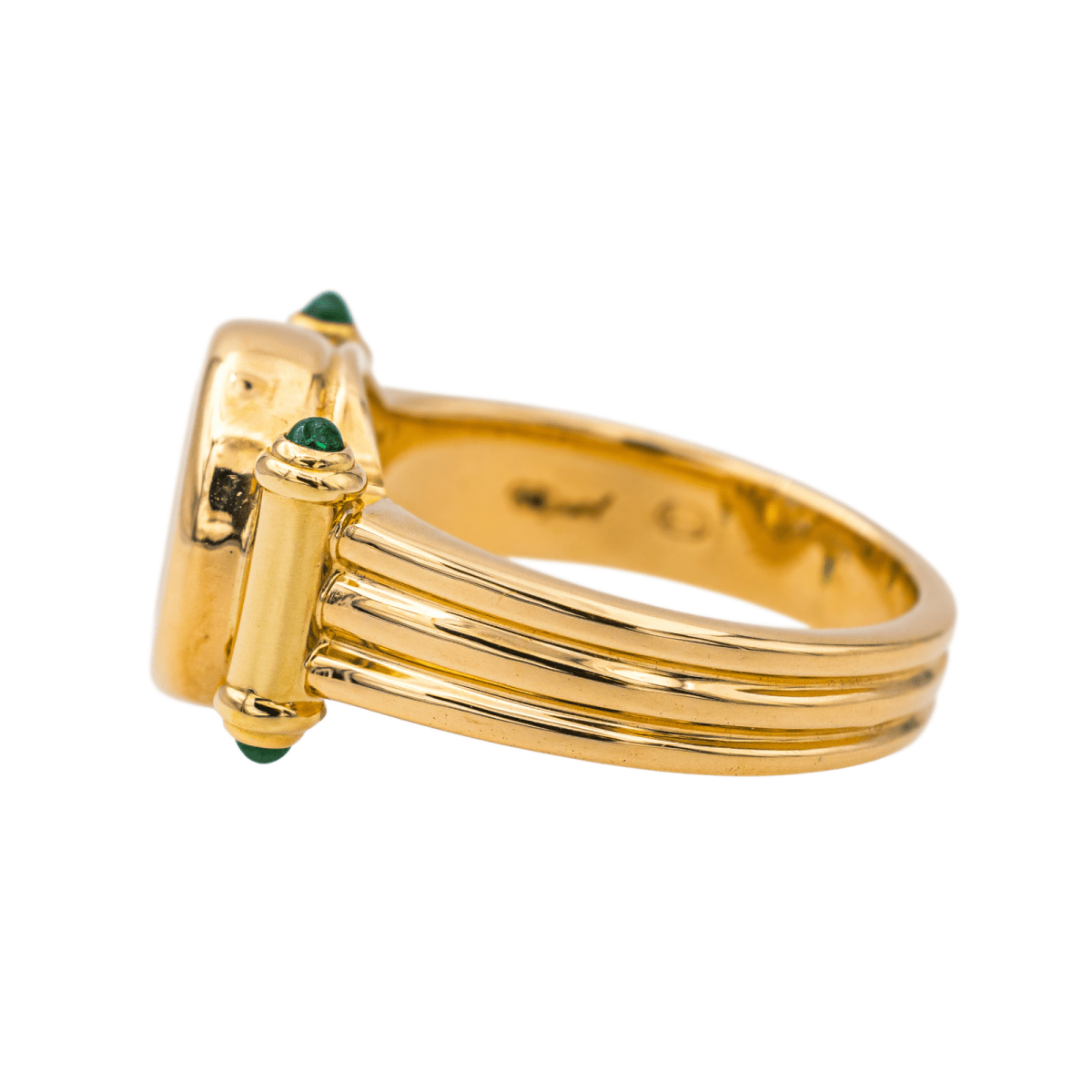 Chopard Bague Happy Diamonds Or jaune Diamant - Maison Eloe