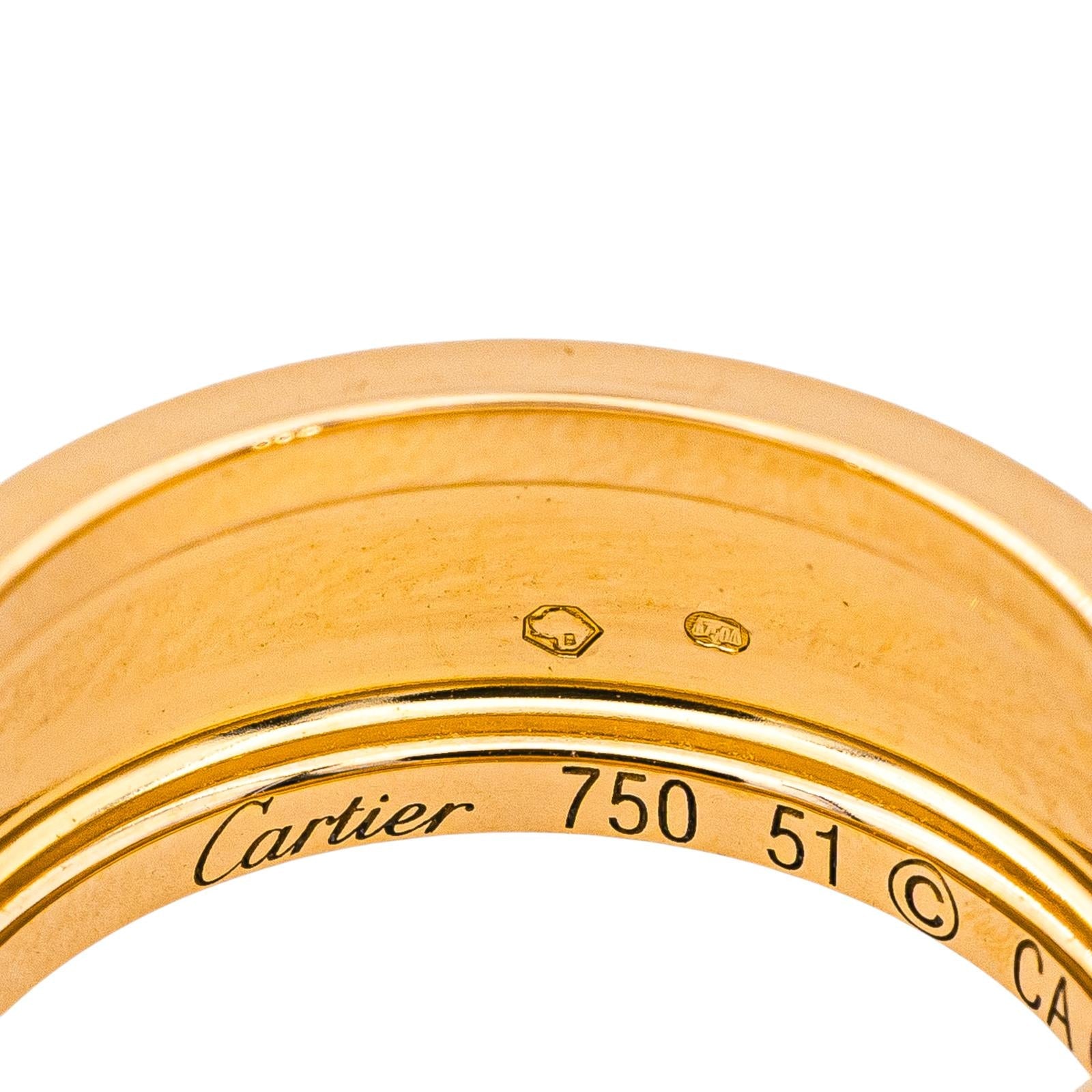 Cartier Bague Bandeau Happy Birthday Or rose