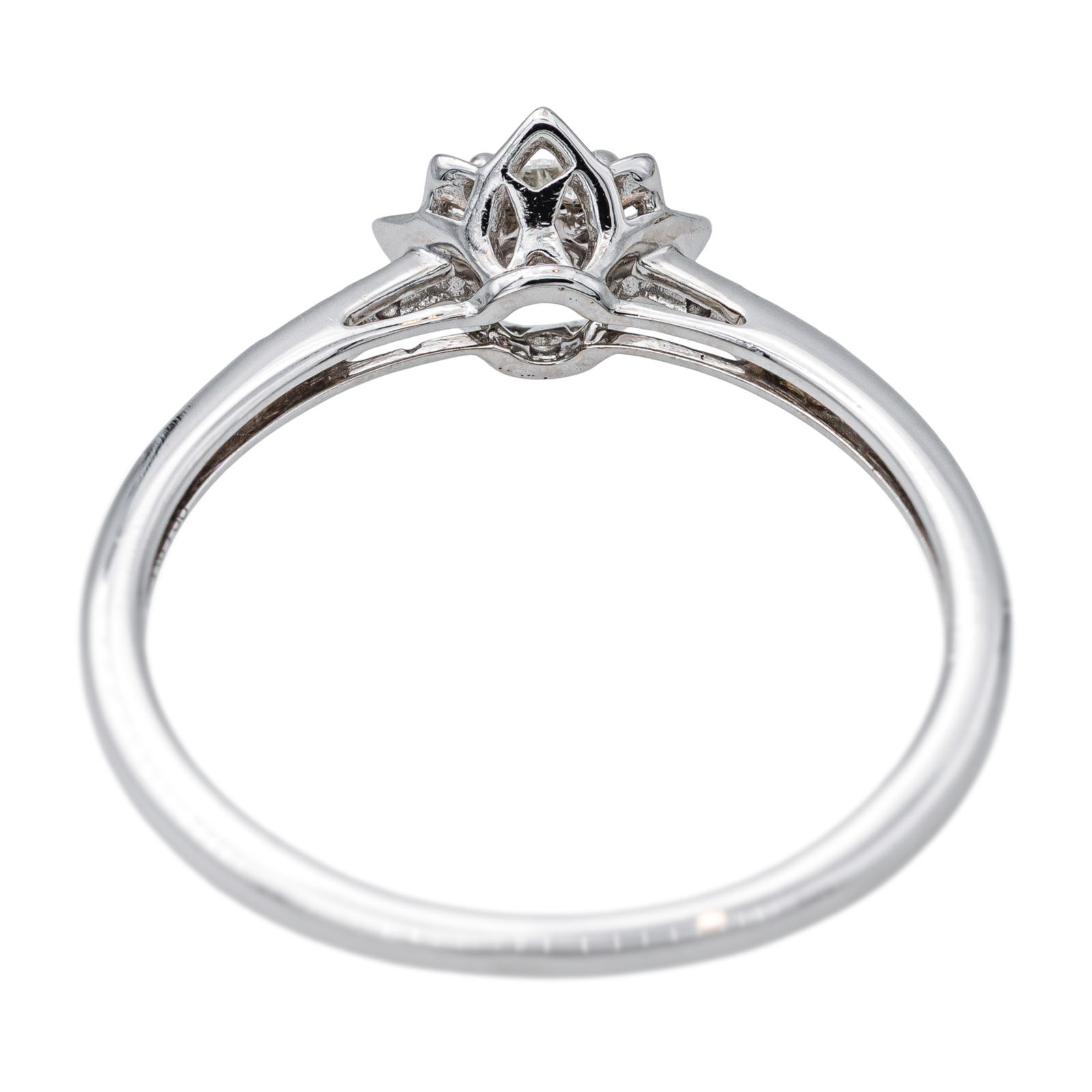 Mauboussin  Bague  Solitaire Ma reine d'amour Or blanc Diamant