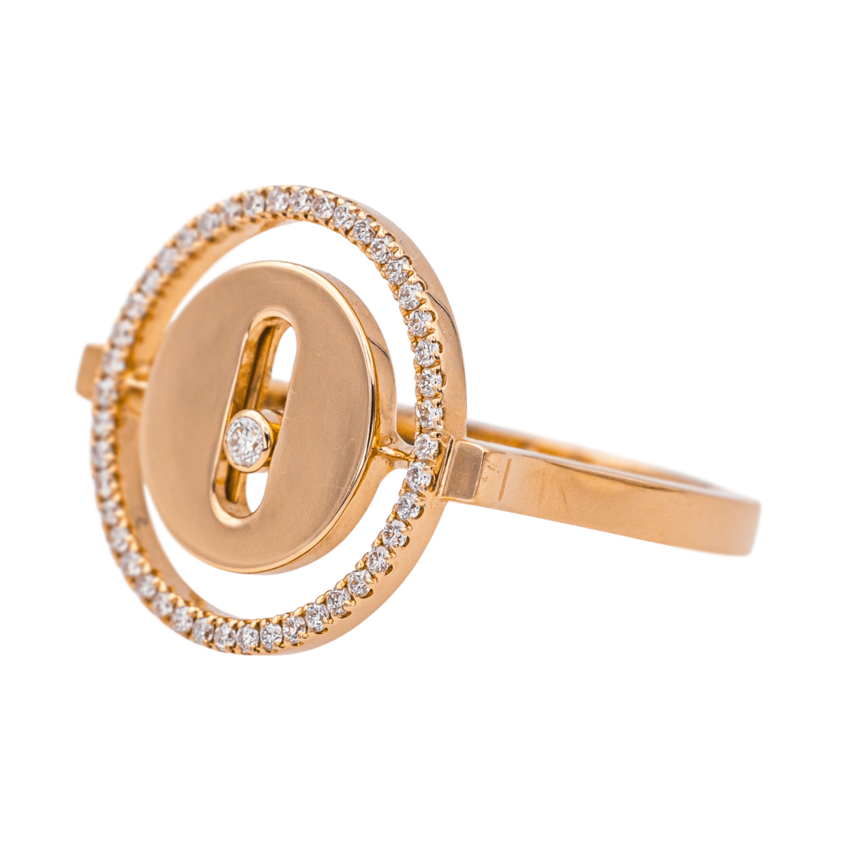 Messika Bague Lucky Move Or rose Diamant - Maison Eloe