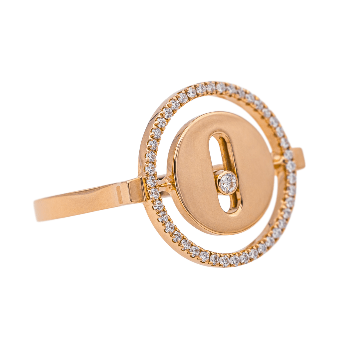 Messika Bague Lucky Move Or rose Diamant - Maison Eloe
