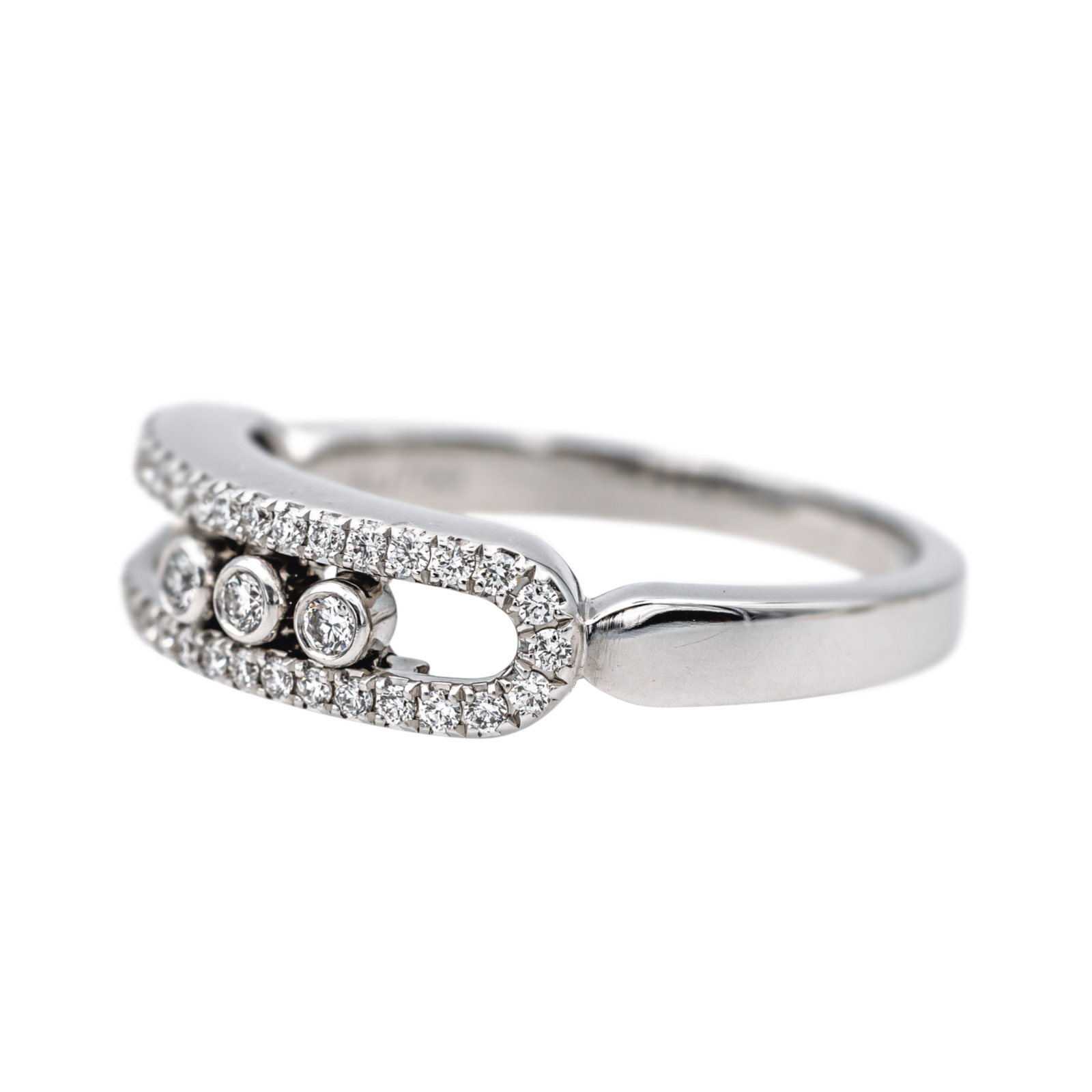 Messika Bague  Baby Move Or blanc  Diamant