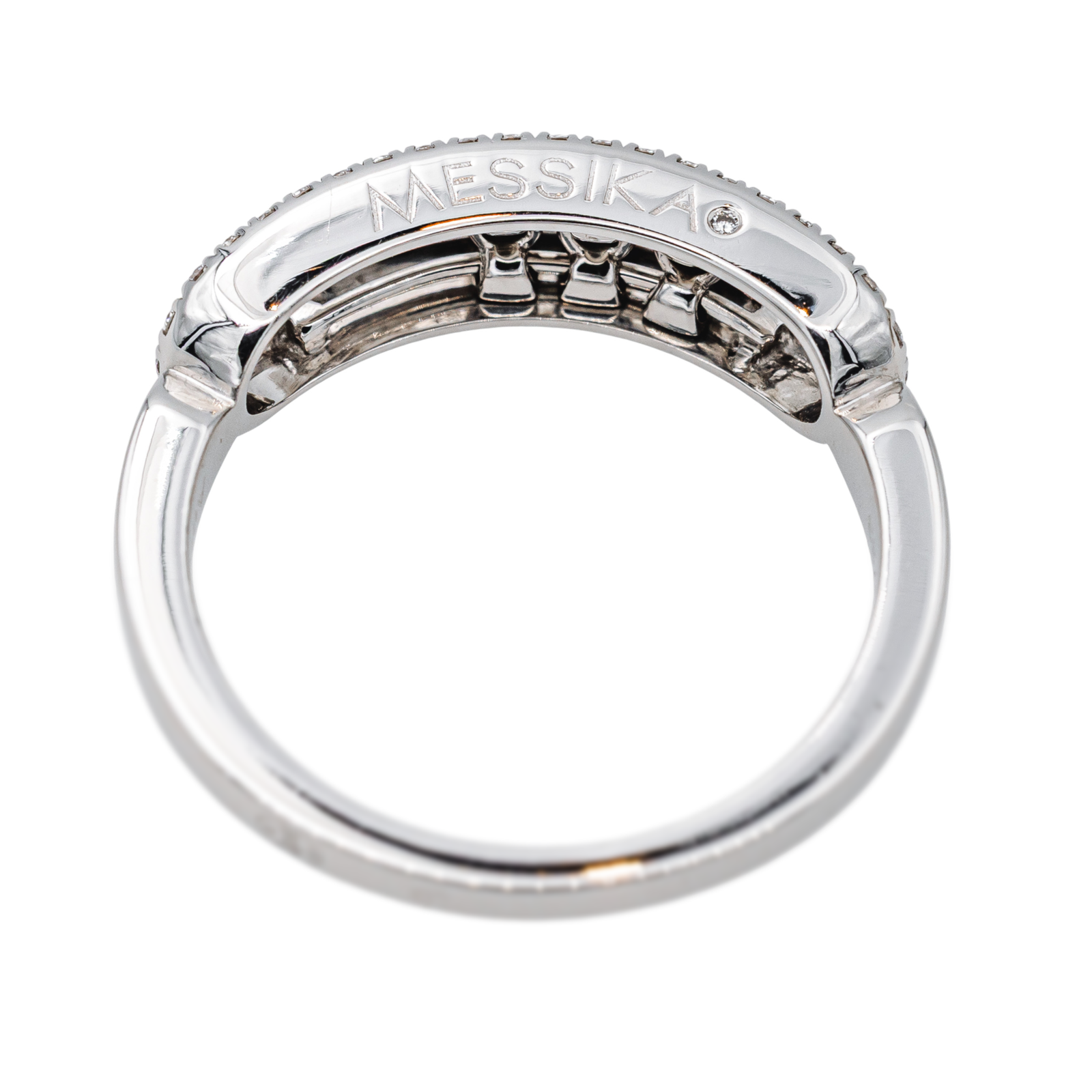 Messika Bague  Baby Move Or blanc  Diamant