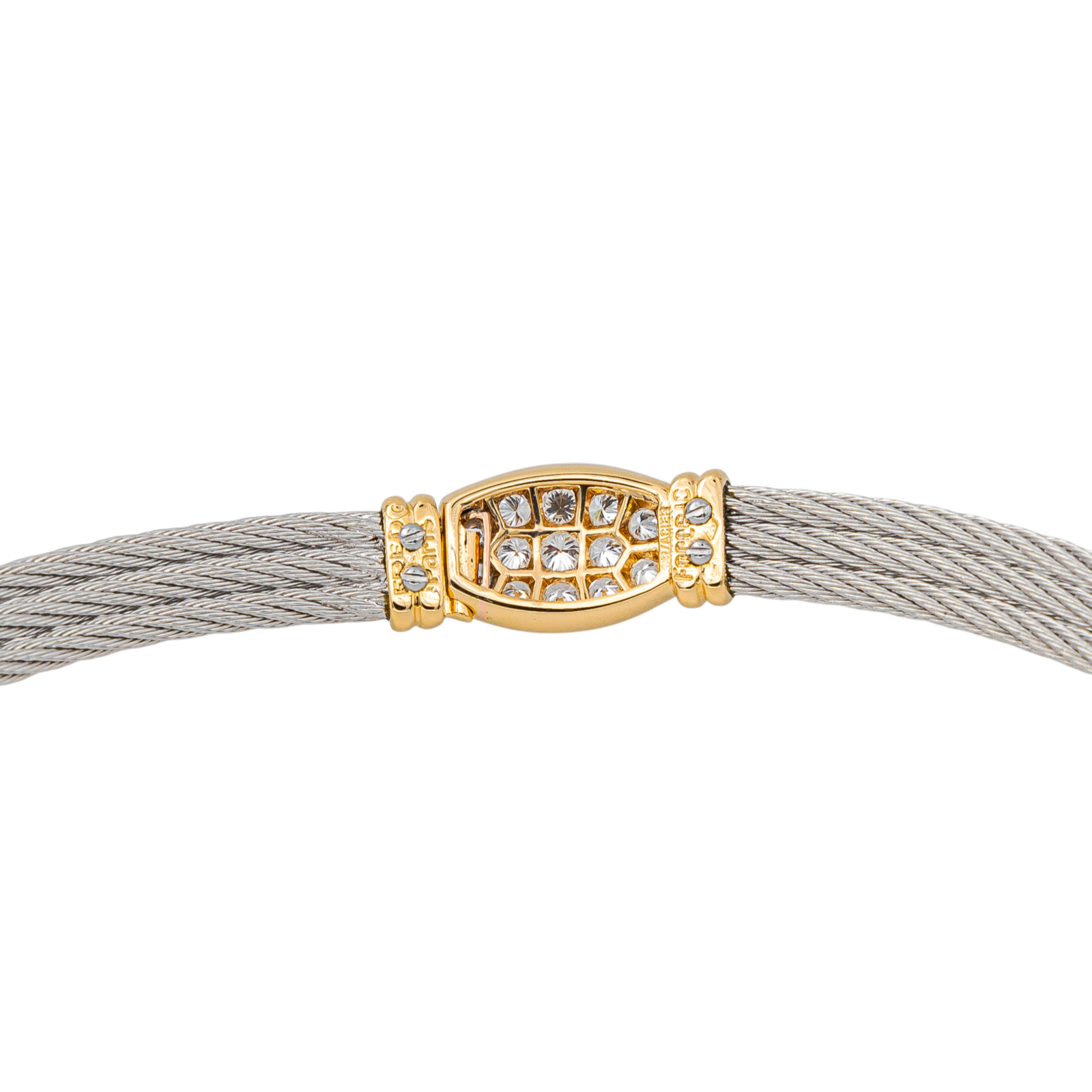 Fred Collier  Force 10  Or jaune , Acier  Diamant