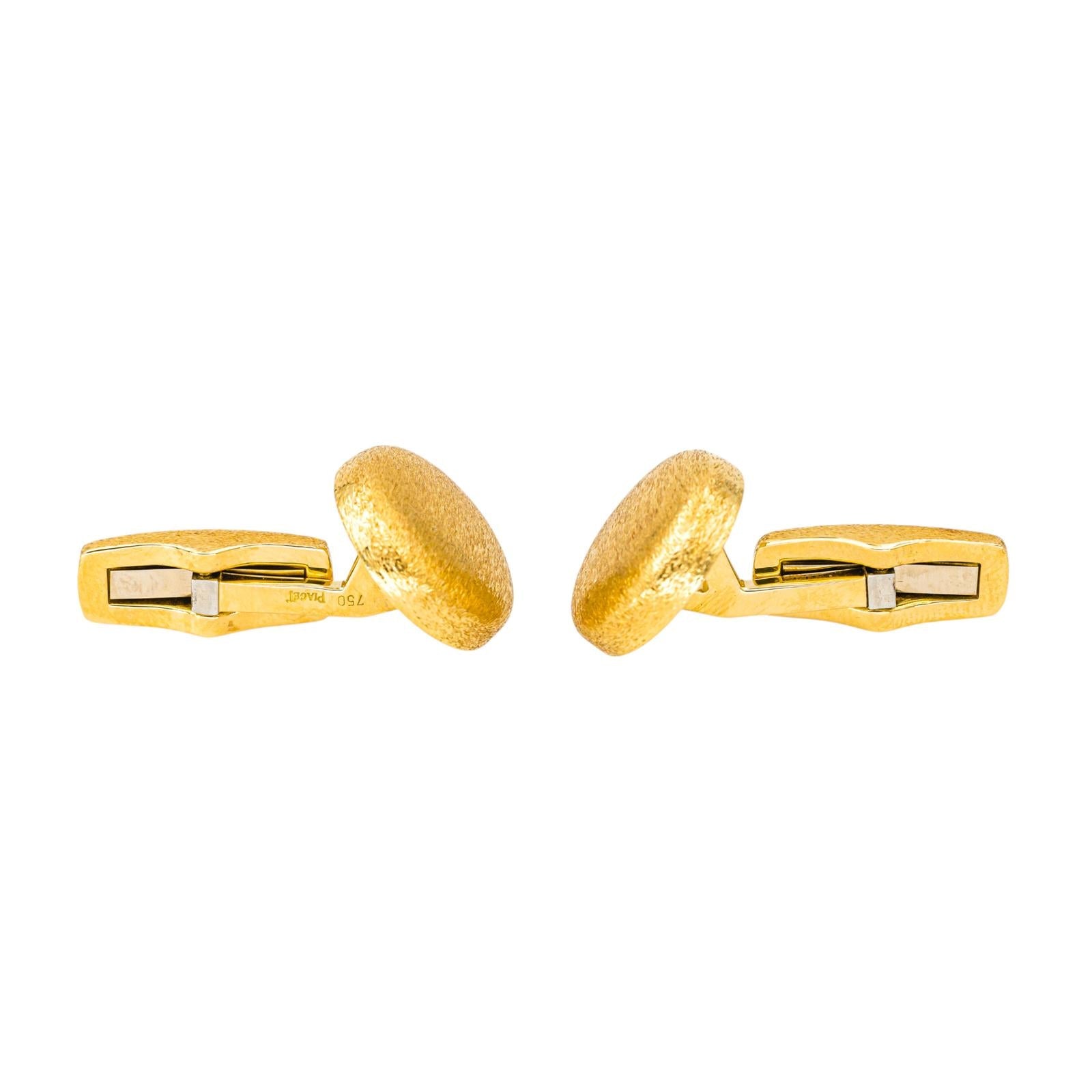 Piaget Boutons de manchette  Or jaune