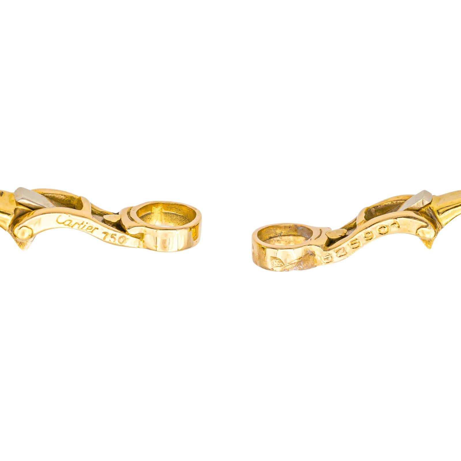 Cartier Boucles d'oreilles  Sierra Or jaune Diamant