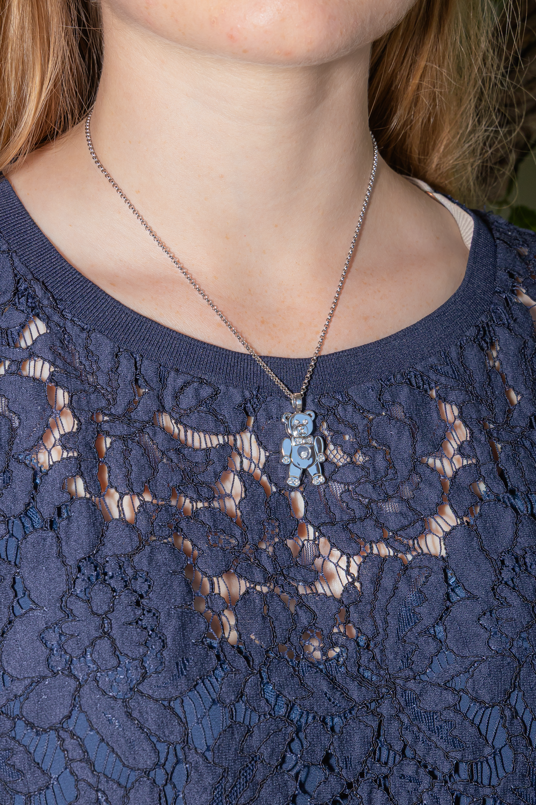 Chopard Collier Happy diamond Or blanc Diamant