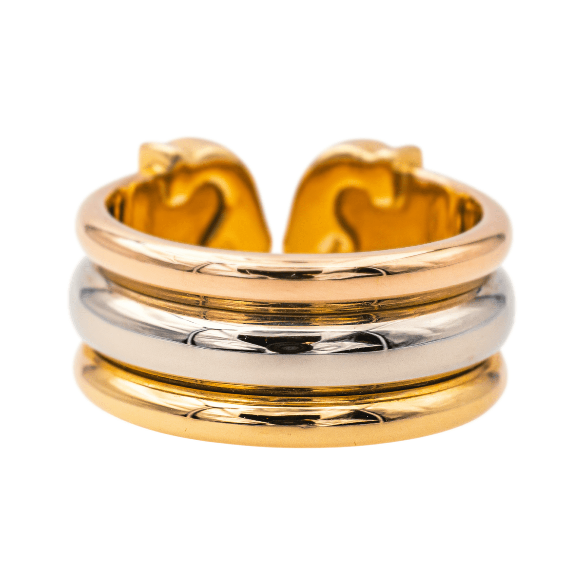 Cartier Bague Double C Or jaune, Or rose , Or blanc - Maison Eloe