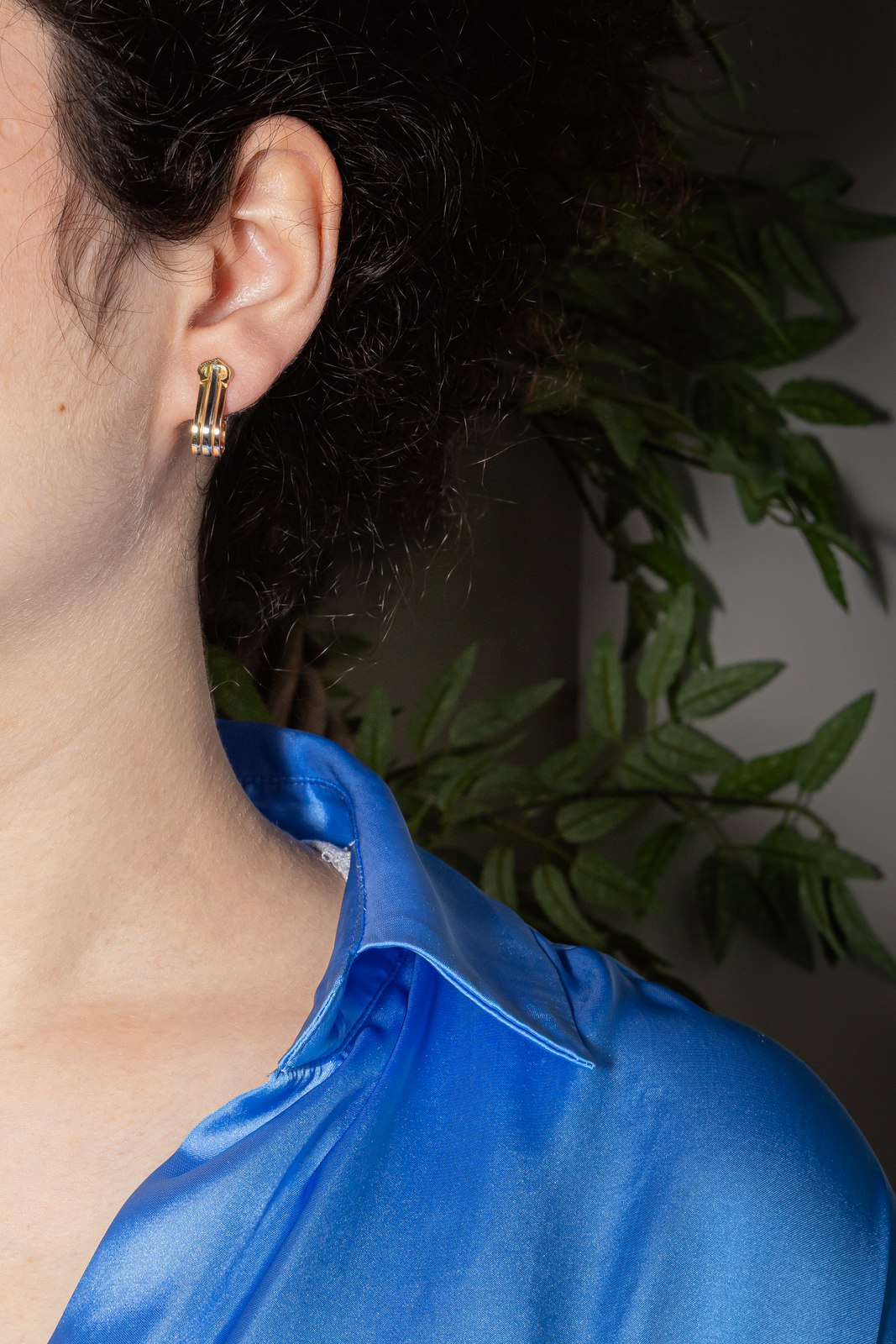 Cartier Boucles d'oreilles C Or jaune, Or rose , Or blanc