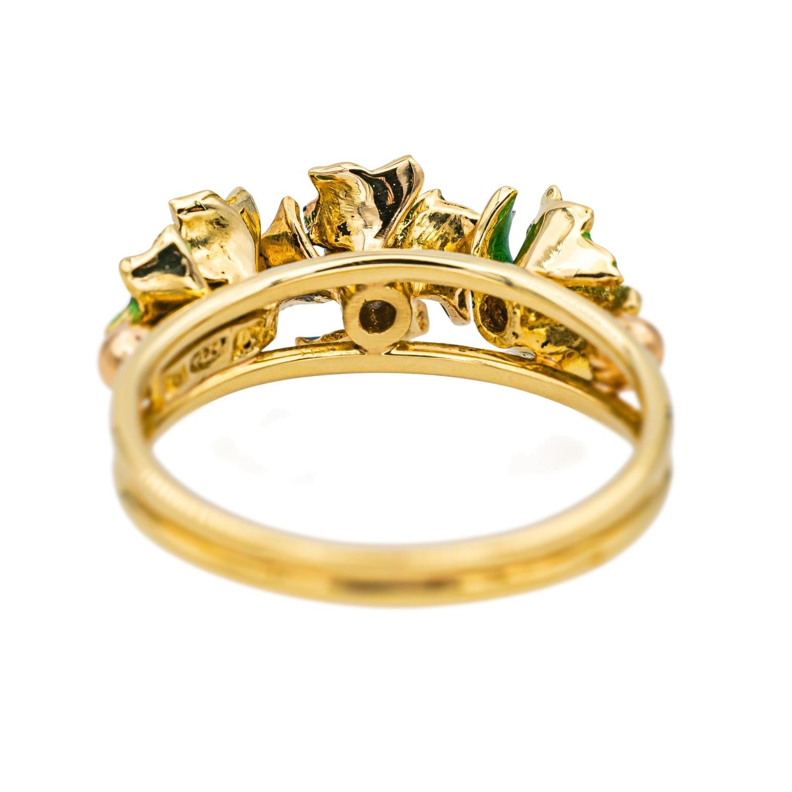 Bague Or jaune Saphir