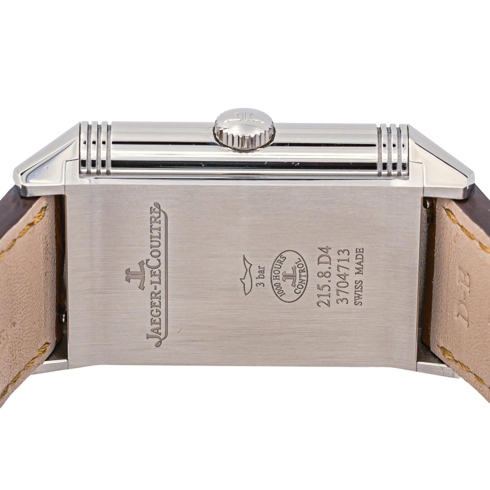Jaeger- LeCoultre Montre Reverso Tribute Duoface Acier