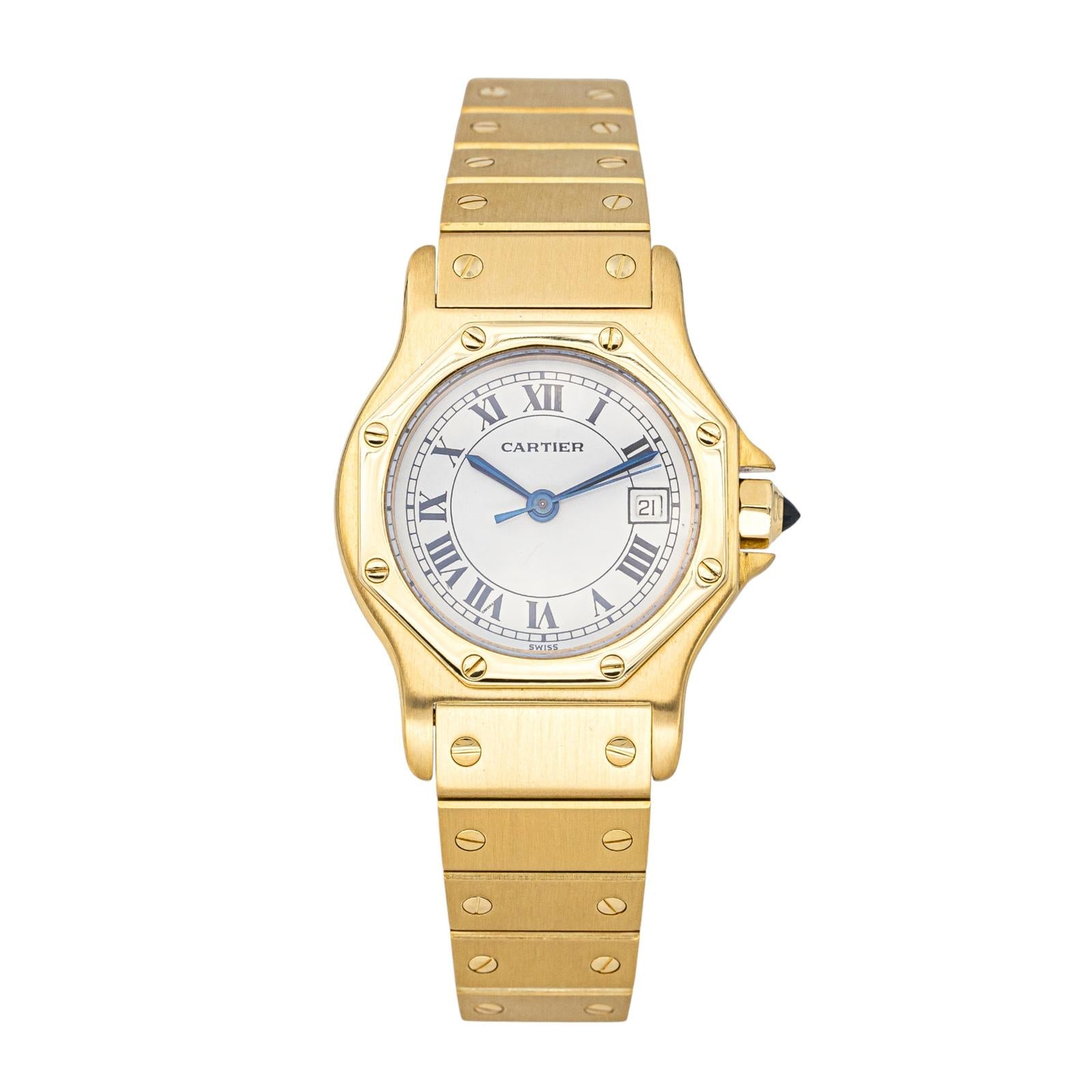 Cartier Montre Santos Or jaune