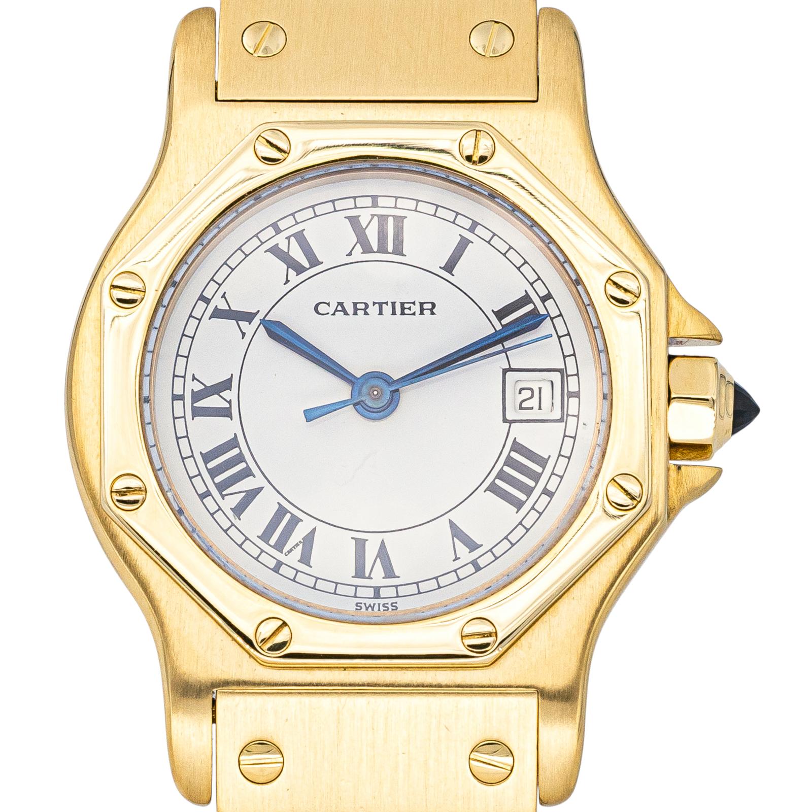 Cartier Montre Santos Or jaune