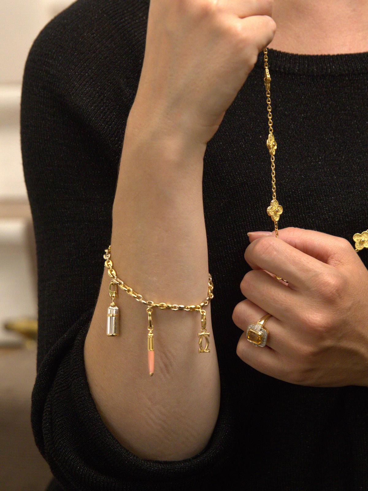 Cartier Bracelet  Charms  Or jaune