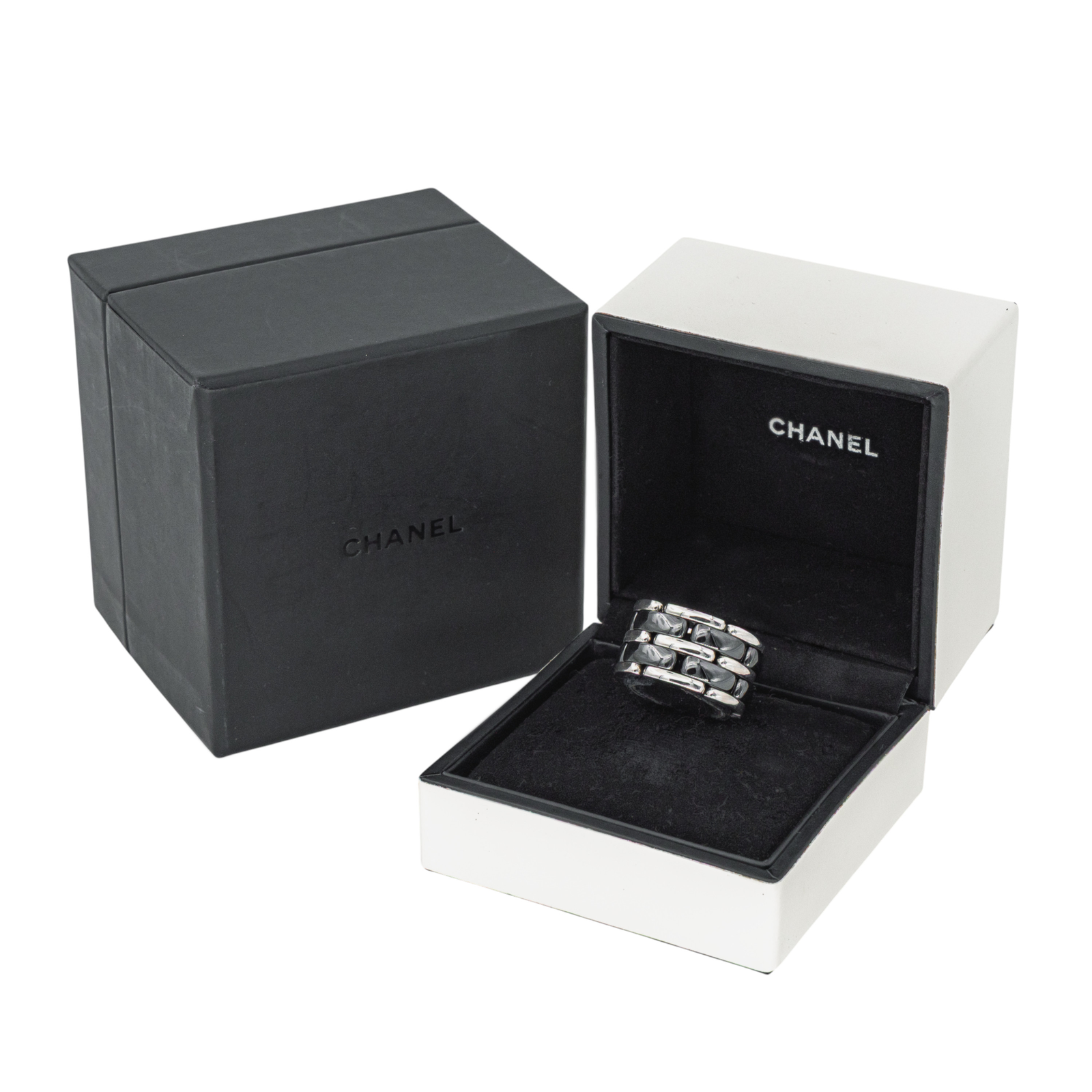 Chanel Bague Ultra Or blanc, Céramique