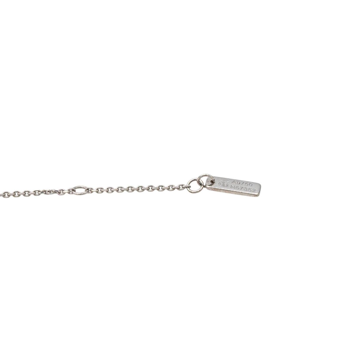 Messika Collier Baby Move Pavé Or blanc Diamant - Maison Eloe