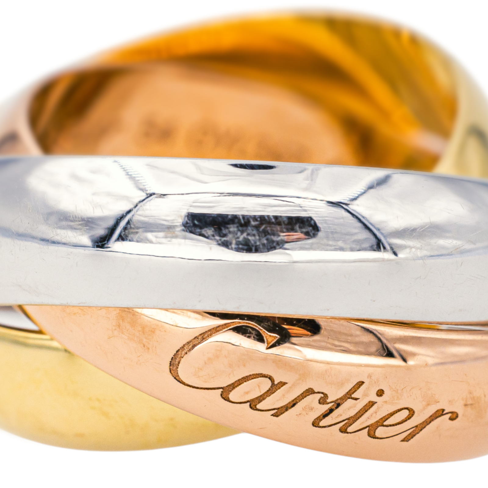 Cartier  Bague  Trinity Or jaune , Or blanc , Or rose