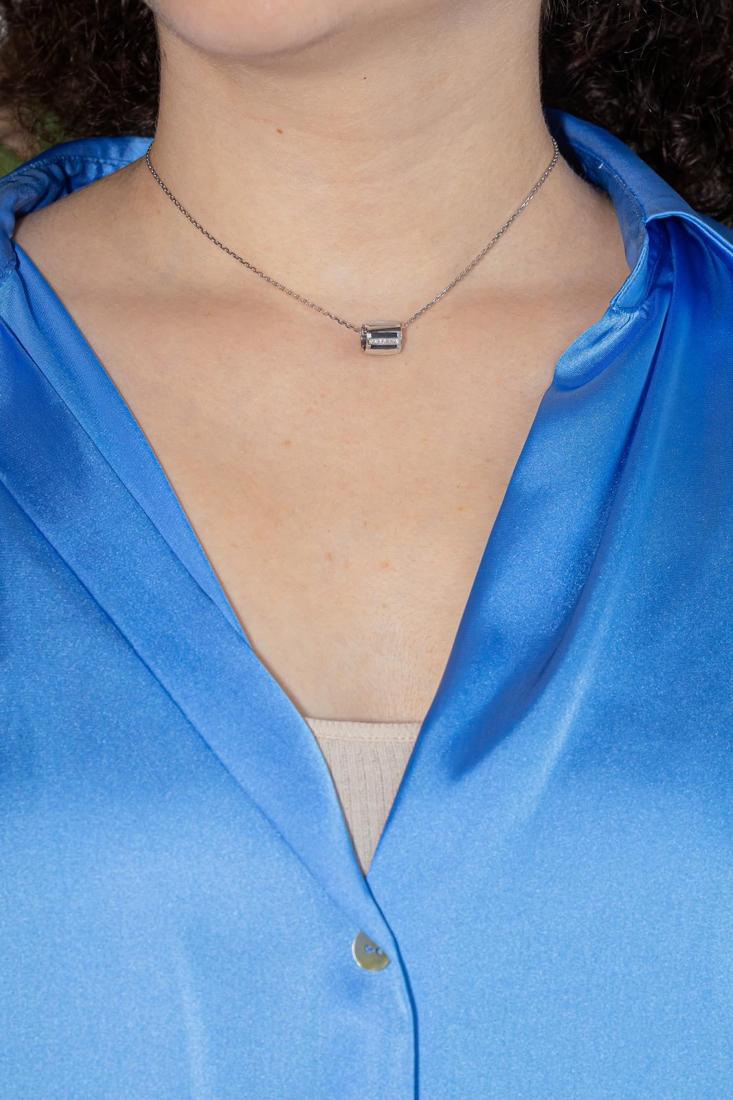 Chaumet Collier Pendentif Class one  Or blanc Diamant