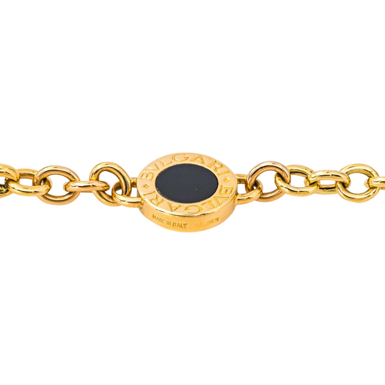 Bulgari Bracelet  Or jaune Onyx