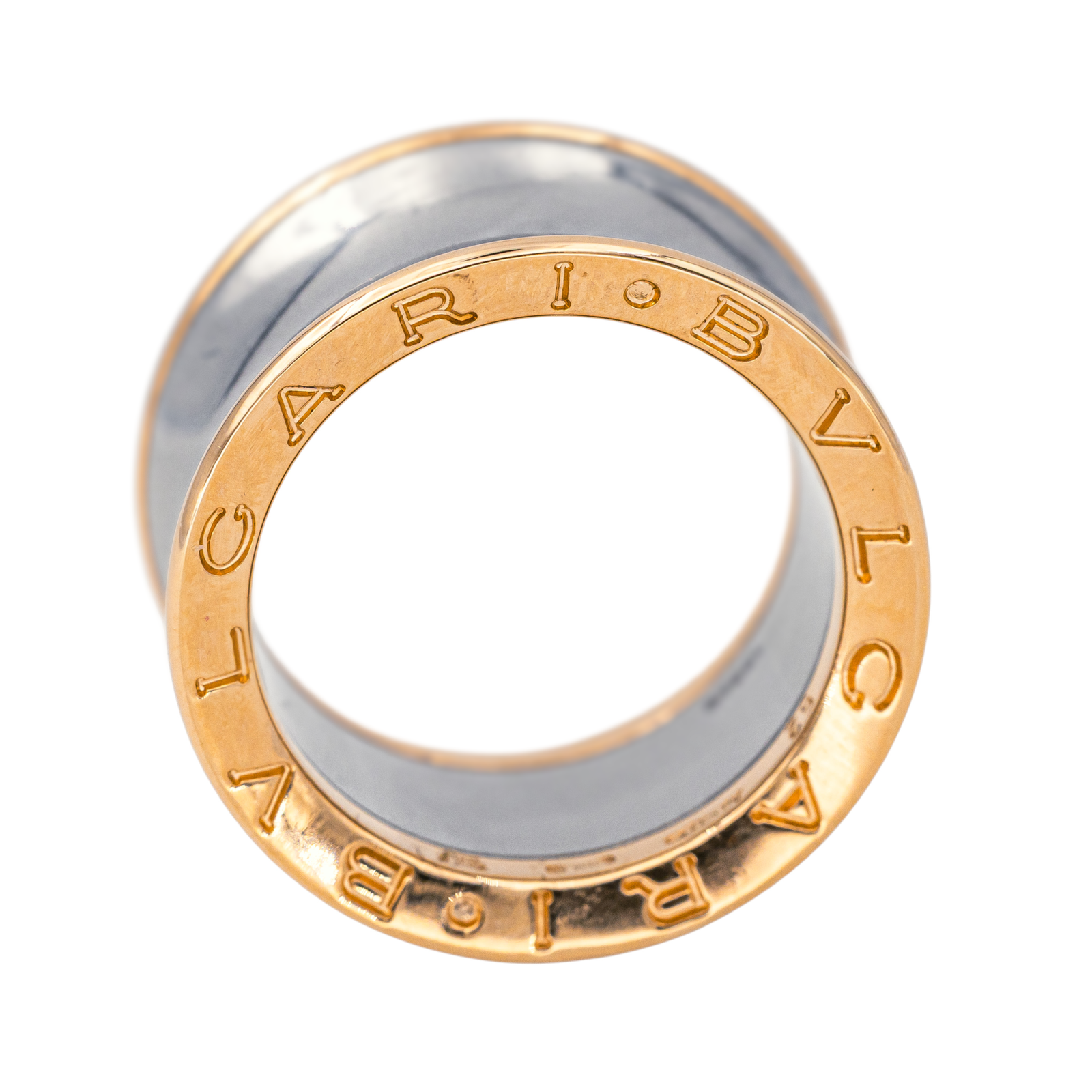 Bulgari Bague B.Zéro1 Or rose, Acier