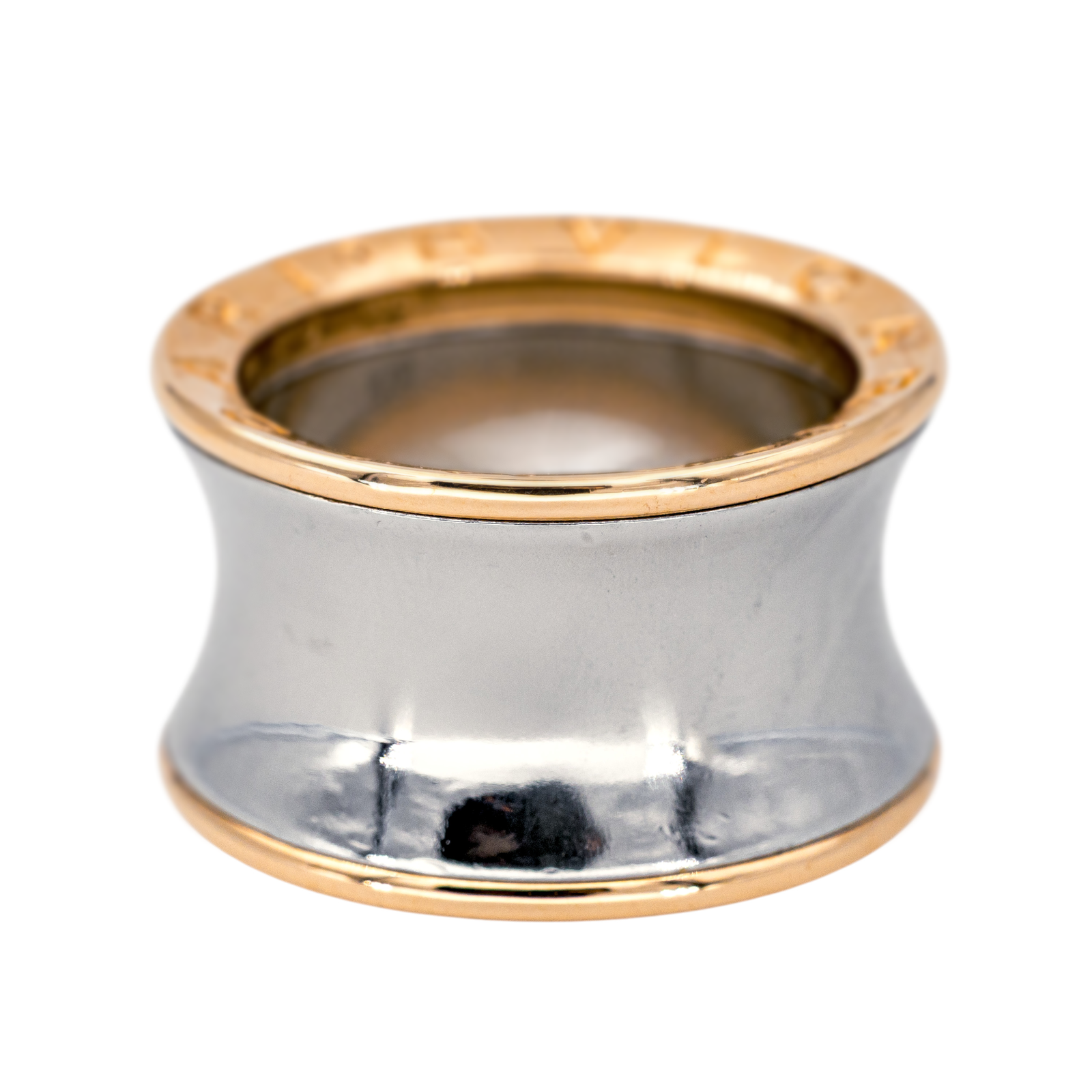 Bulgari Bague B.Zéro1 Or rose, Acier