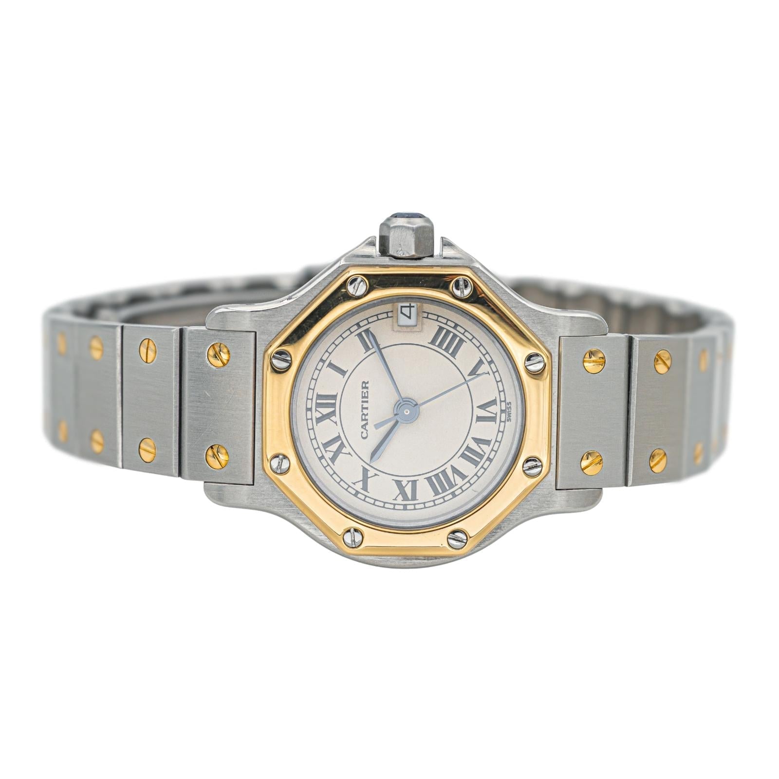 Cartier Montre Santos Acier, Or jaune
