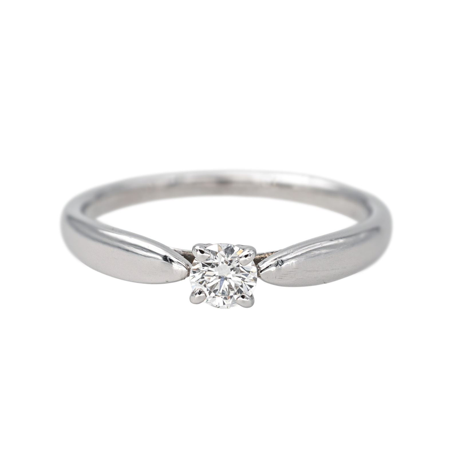 Tiffany & Co Bague  Solitaire   Platine  Diamant