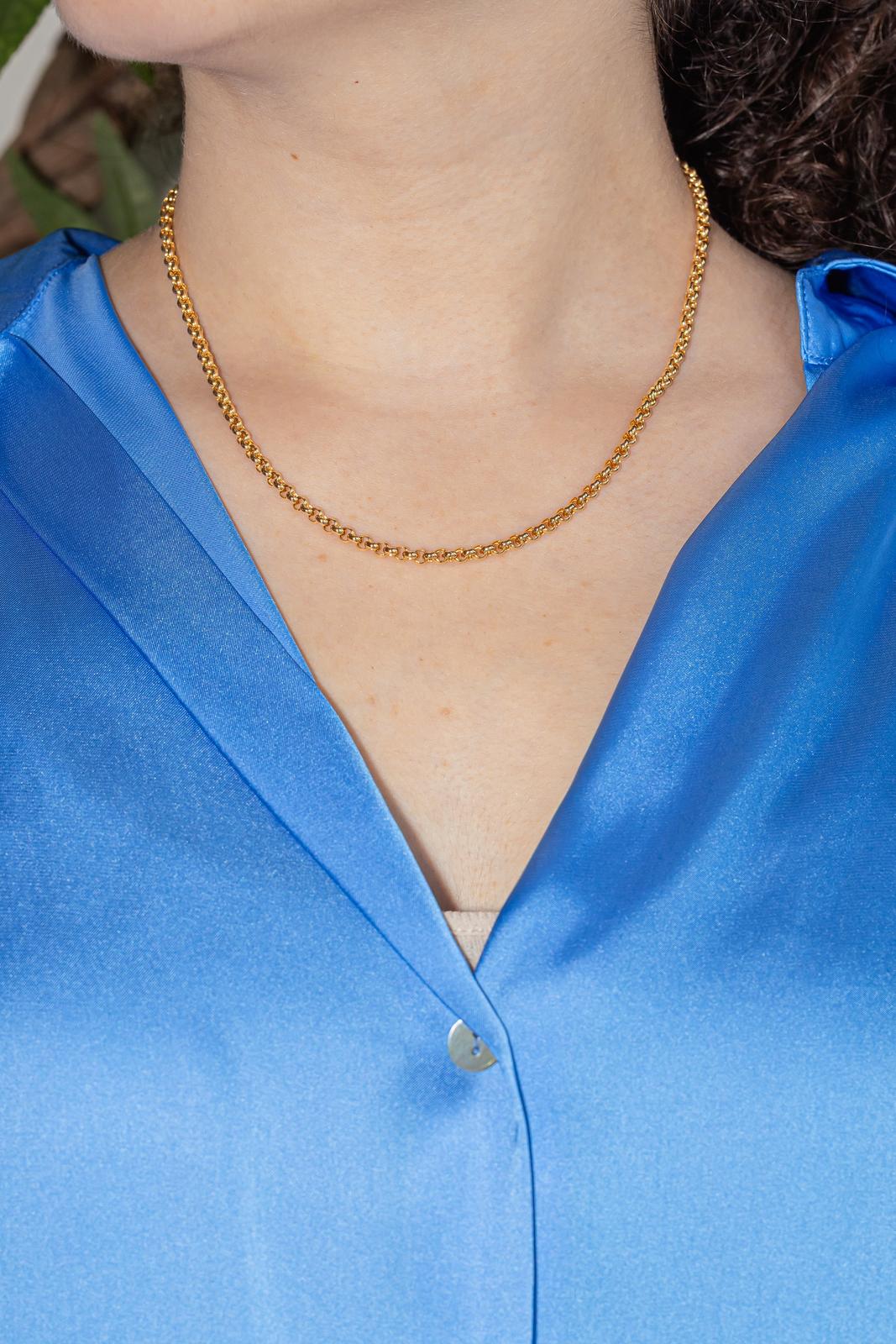 Chopard Collier  Maille Jaseron  Or jaune