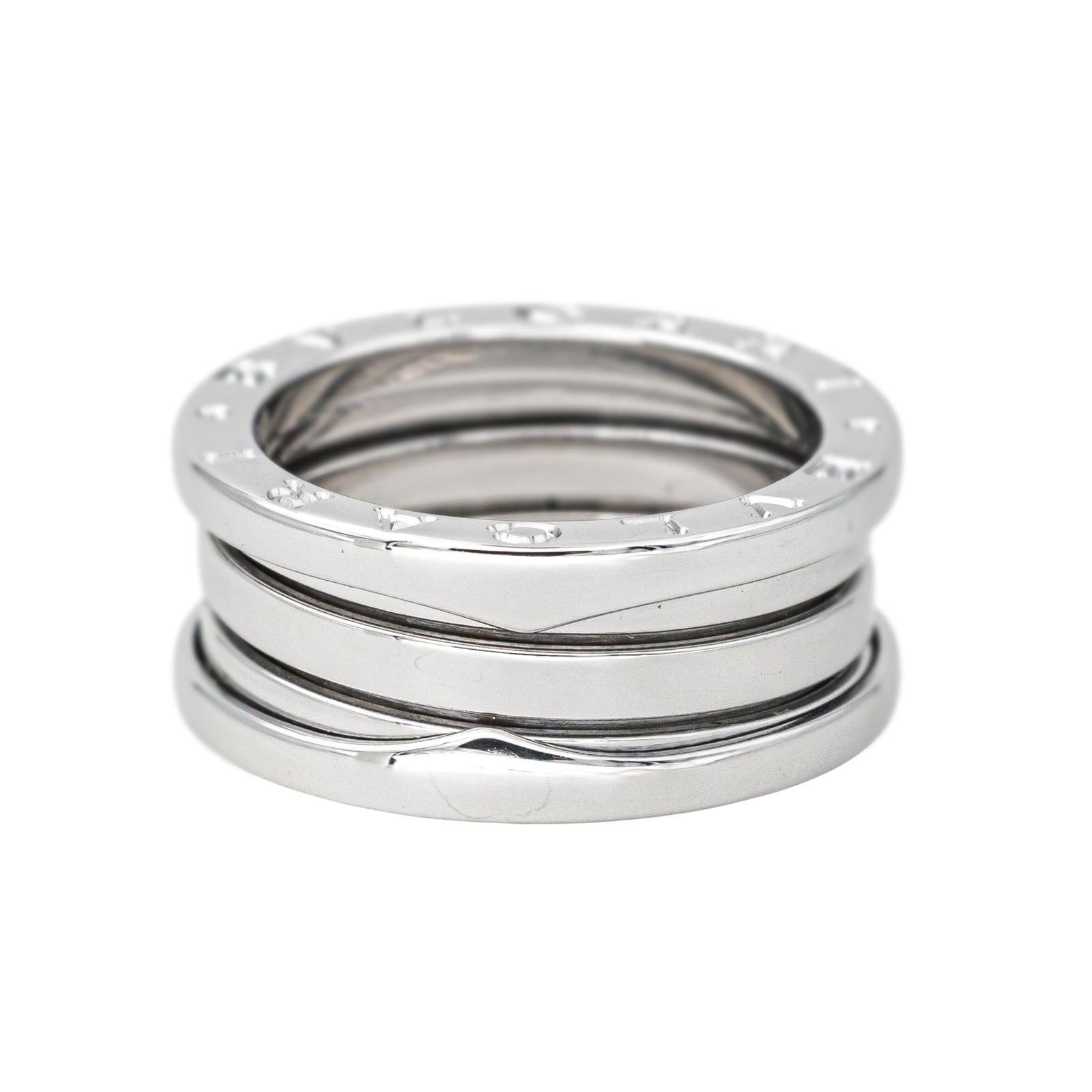 Bulgari Bague B.zéro1 Or blanc