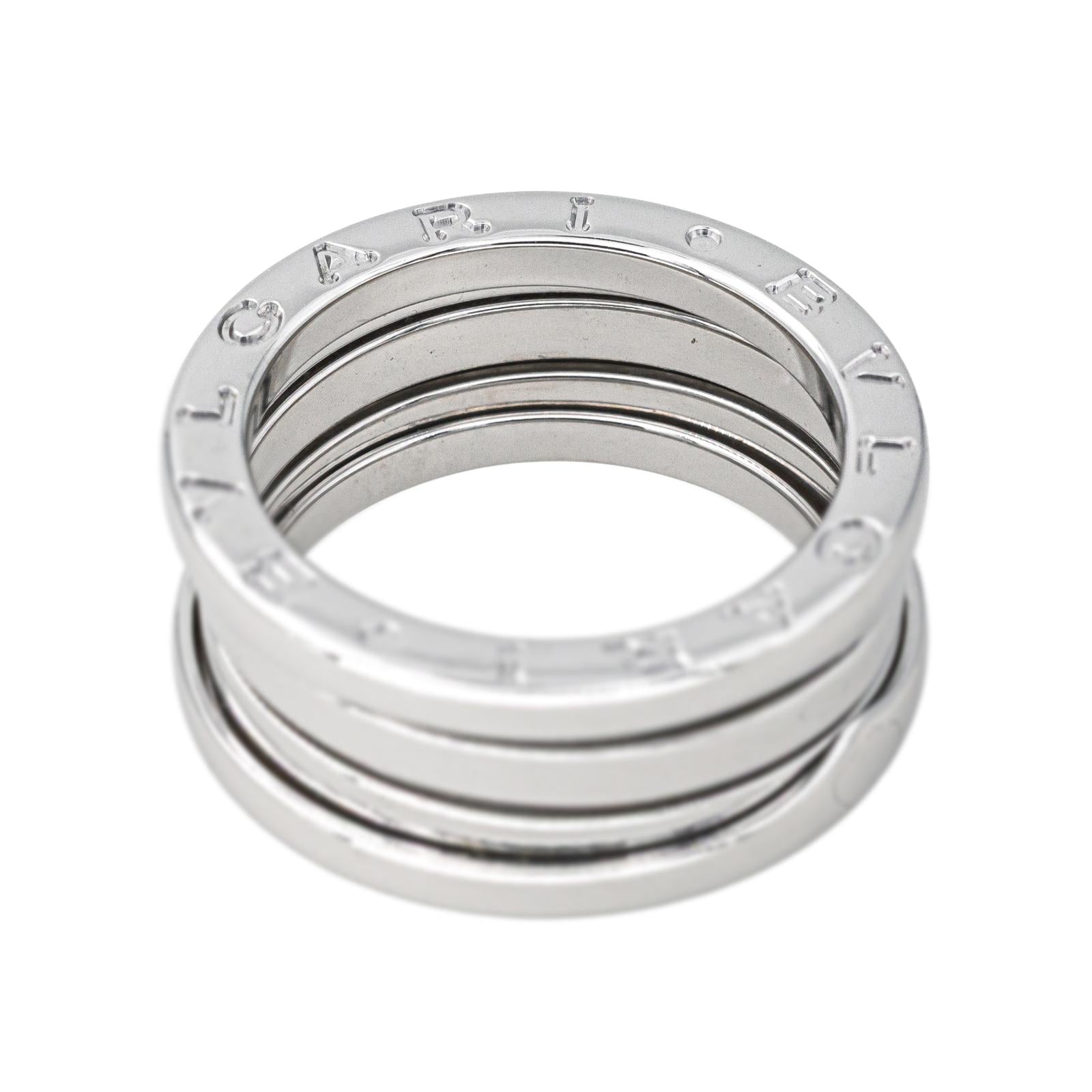 Bulgari Bague B.zéro1 Or blanc