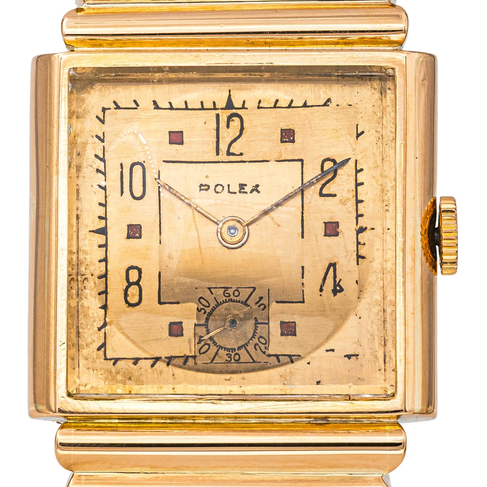 Rolex Montre Rétro  Or rose