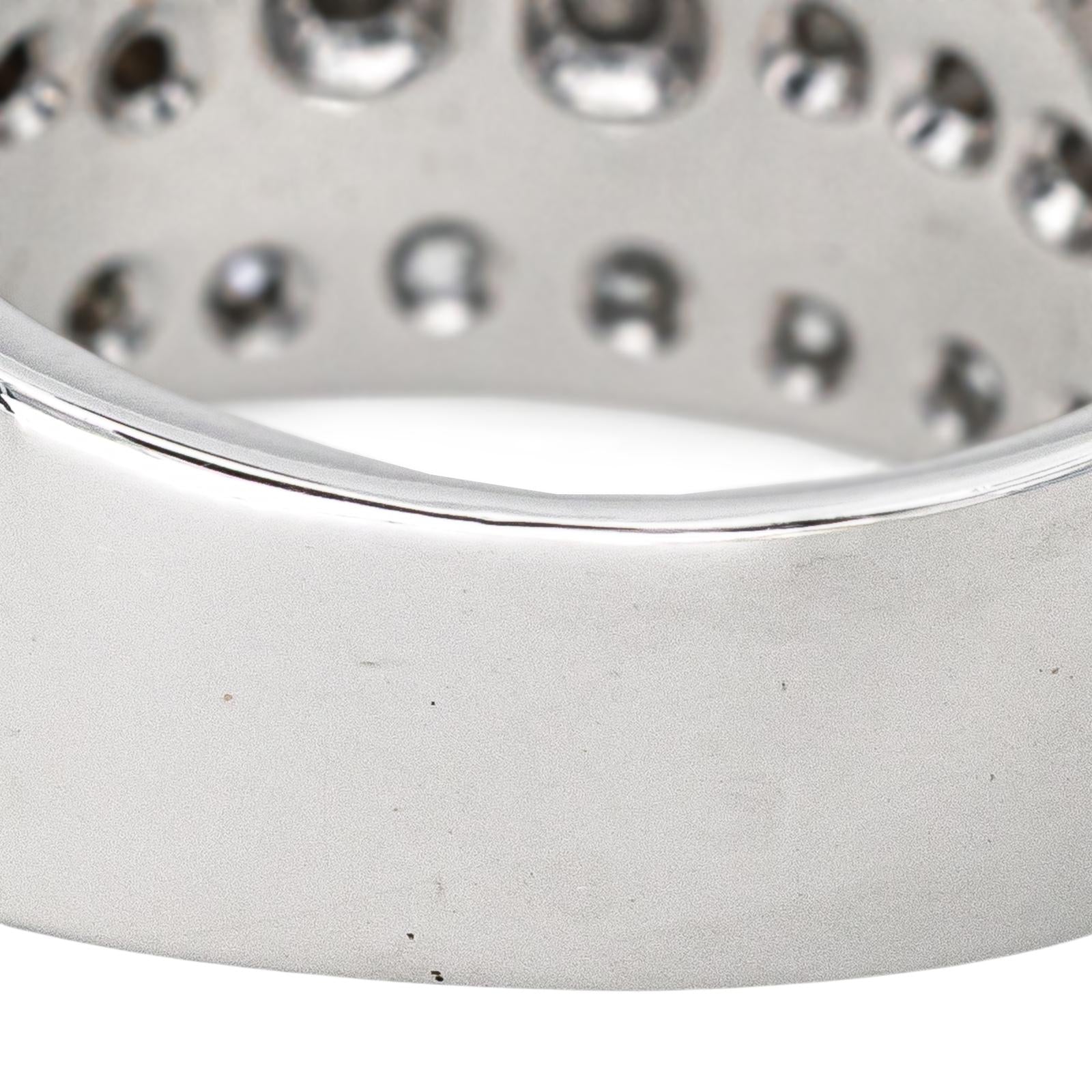 Bague Bandeau Or blanc Diamant