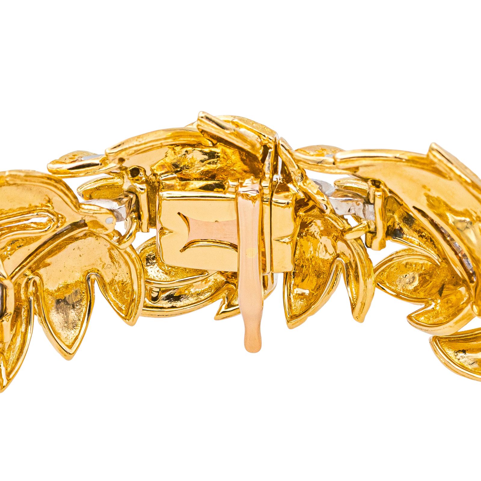 Fabergé Bracelet  Or jaune , Platine Diamant