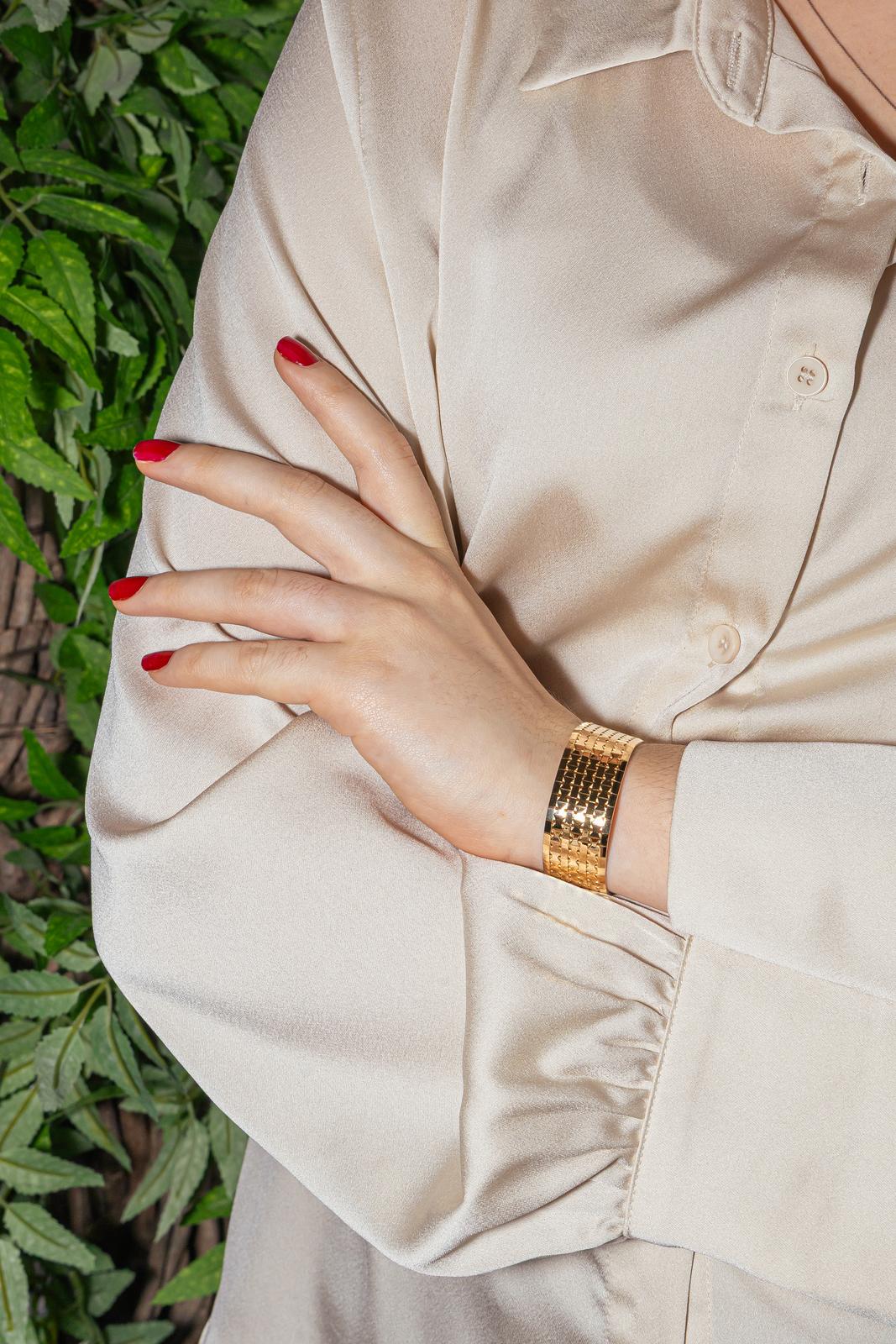 Bracelet Manchette Or jaune