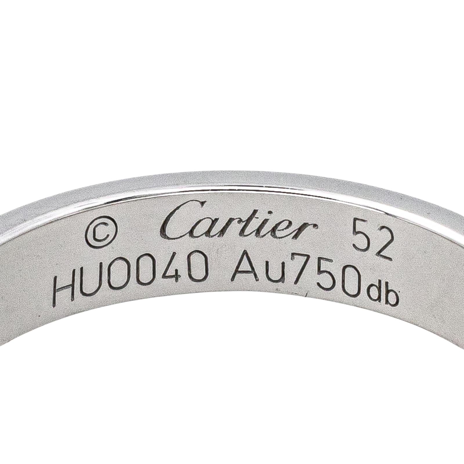 Cartier Bague Love Or blanc